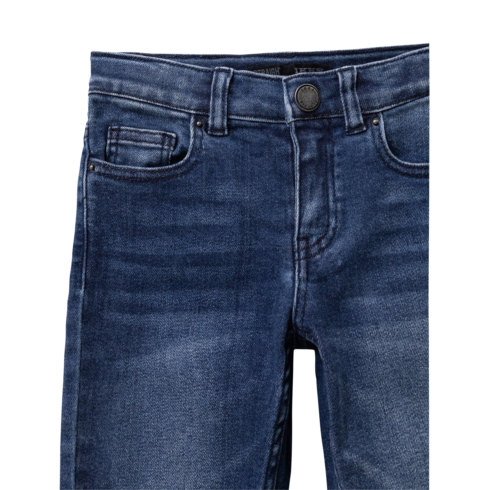 Cotton-blend straight jeans IKKS JUNIOR Blue