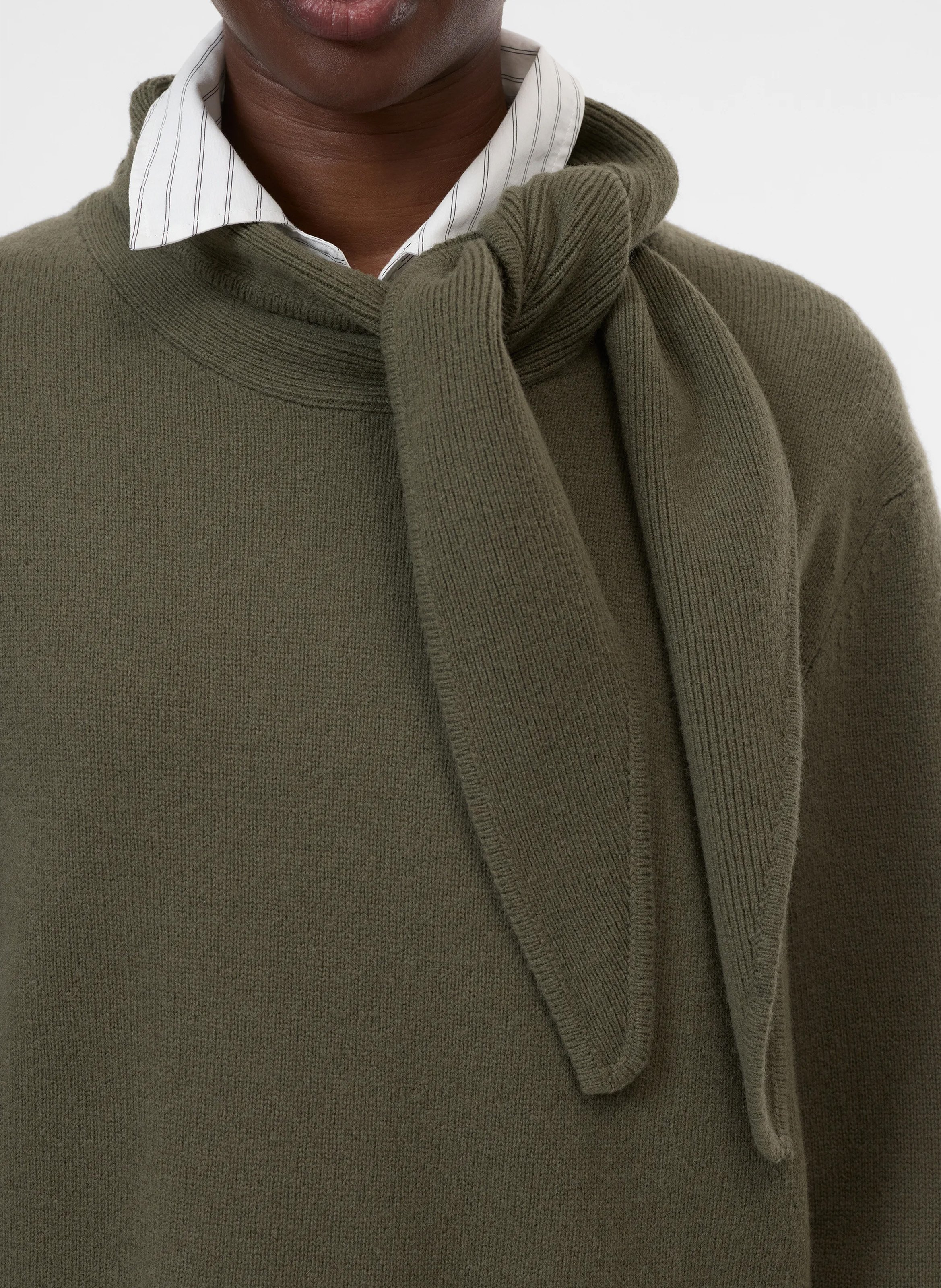 Pull oversize en laine CLOSED Vert