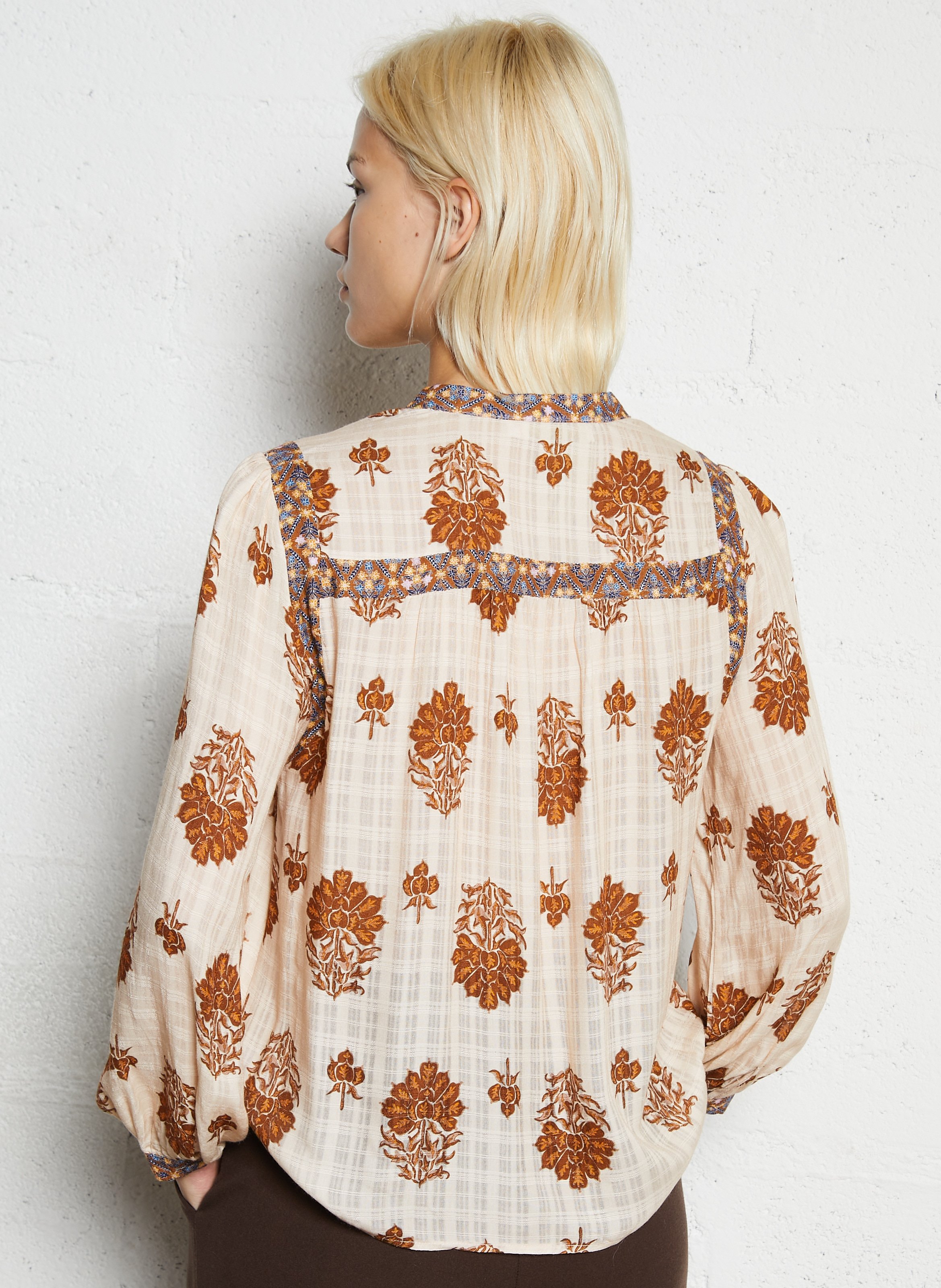 Chemise ample col mao LA PETITE ETOILE Multicolore