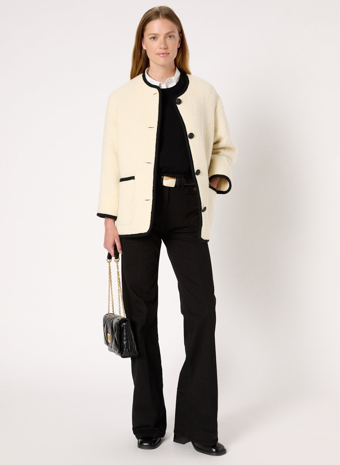 Jas van alpacawol GERARD DAREL Beige