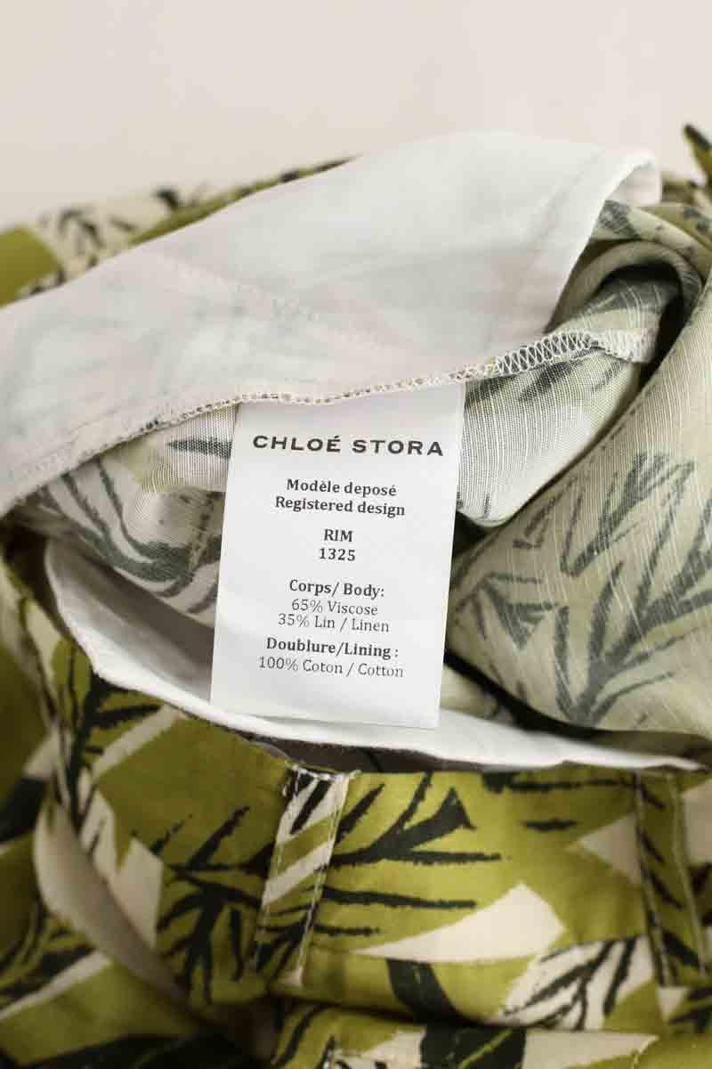 Wide trousers CHLOE STORA - SECONDE MAIN Green
