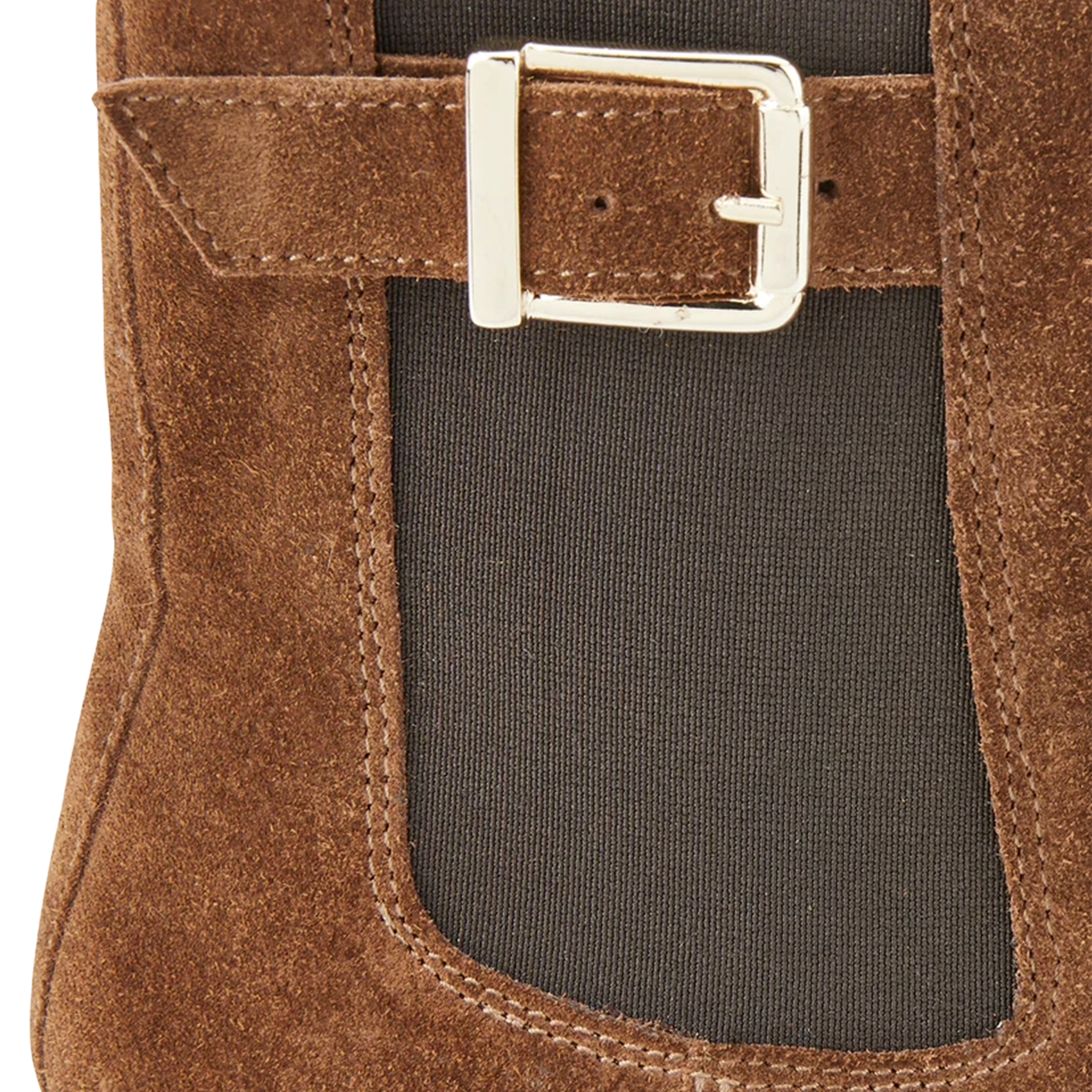 Bottines en cuir velours COSMOPARIS Marron