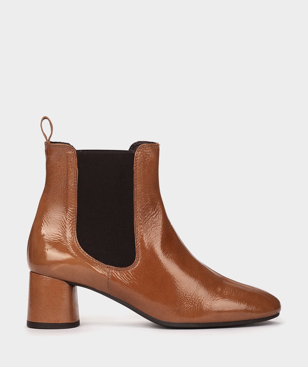 Brown patent leather ankle boots PEDRO MIRALLES Brown
