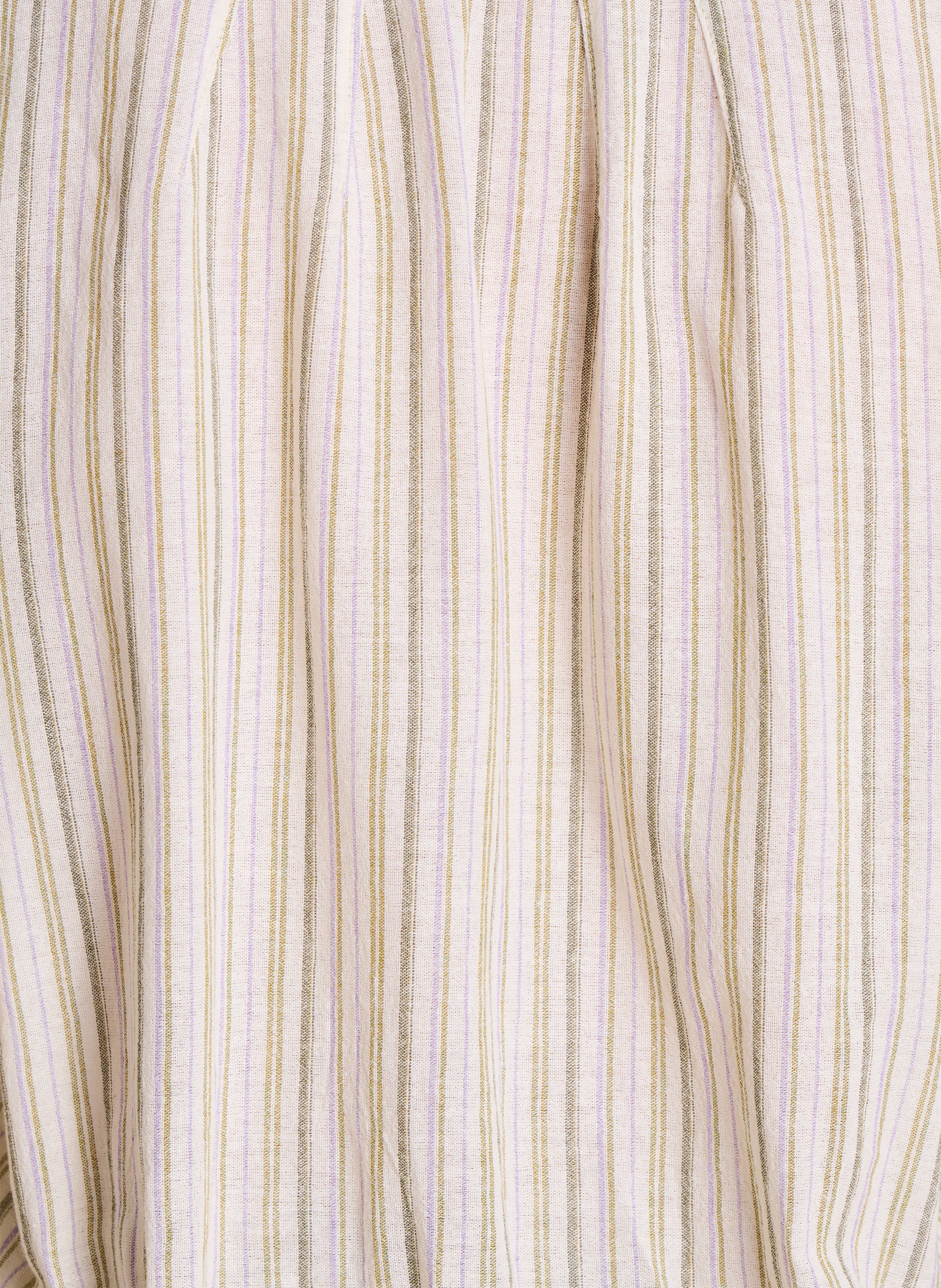 Top met tuniekhals en bloemenprint LA FEE MARABOUTEE Violet