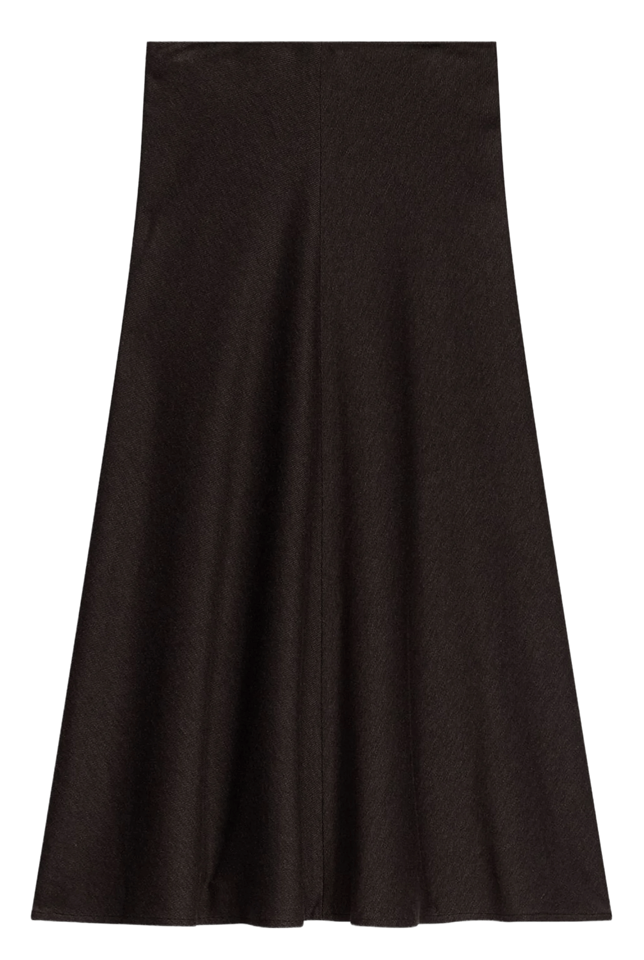 High-waisted midi skirt VANESSA BRUNO Brown