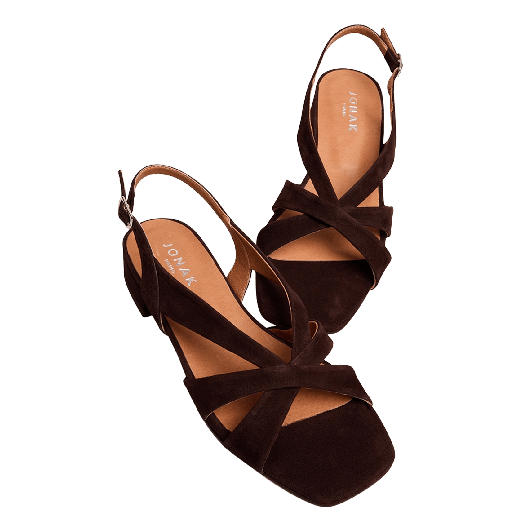 Sandales en cuir JONAK Marron