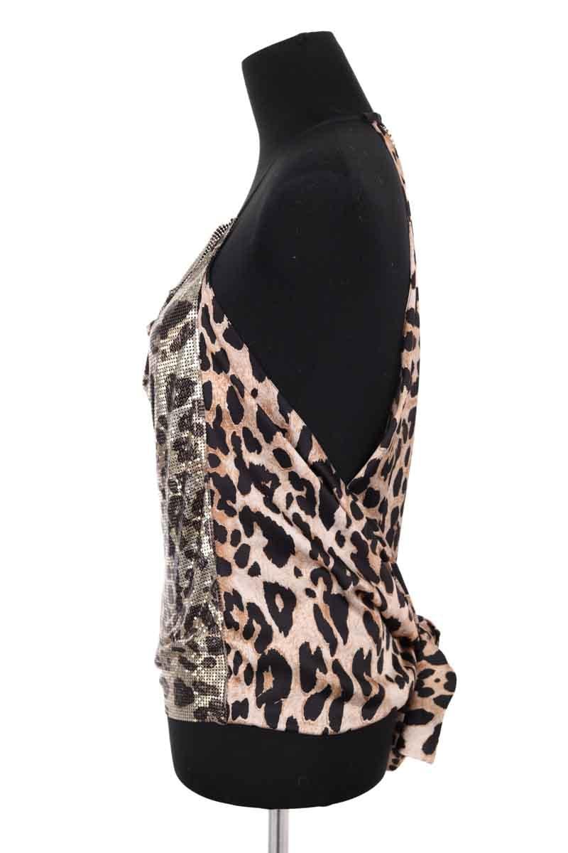 Azawood sleeveless top PACO RABANNE - Seconde Main Brown