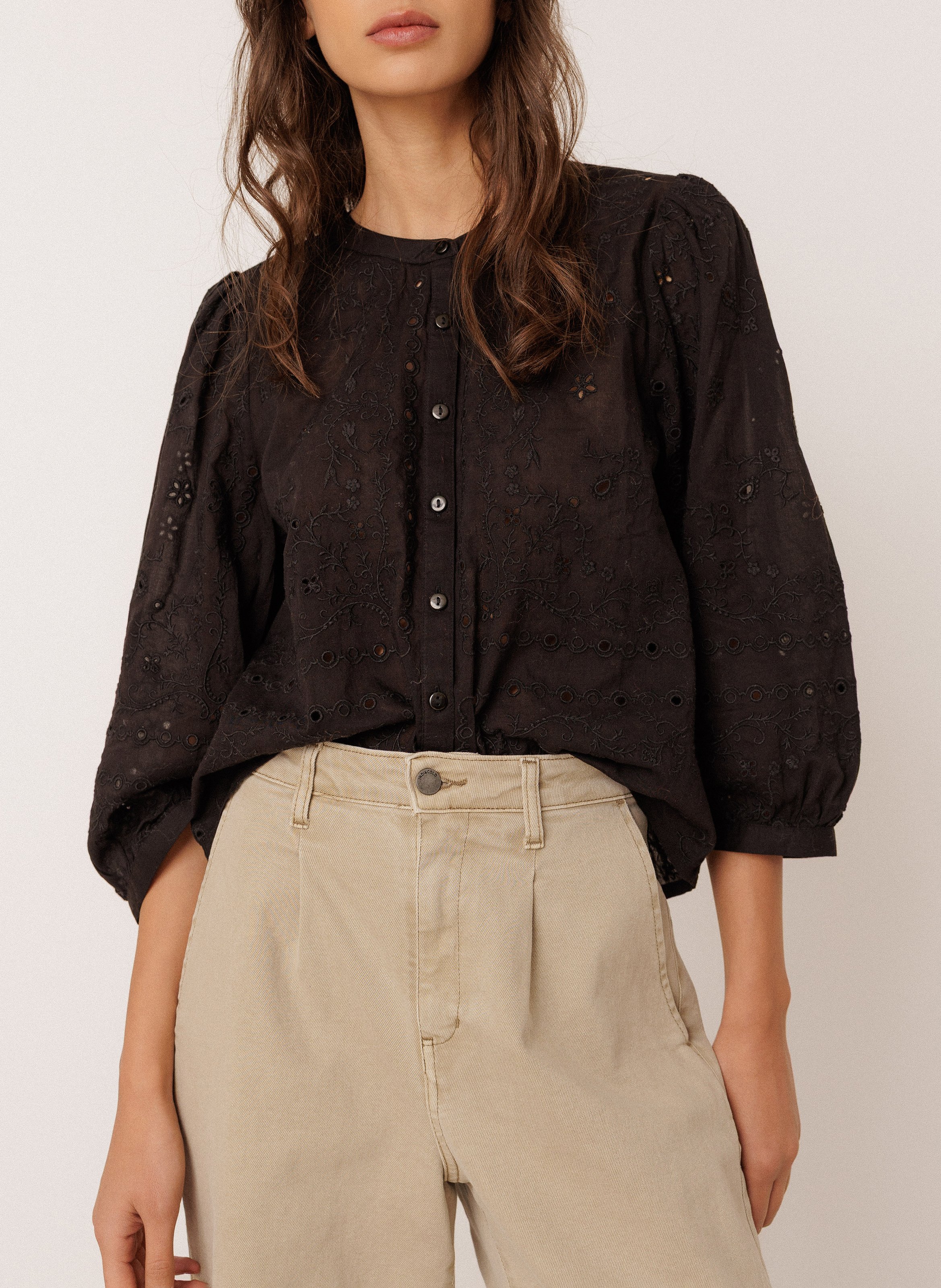 Oversized cotton shirt INDI & COLD