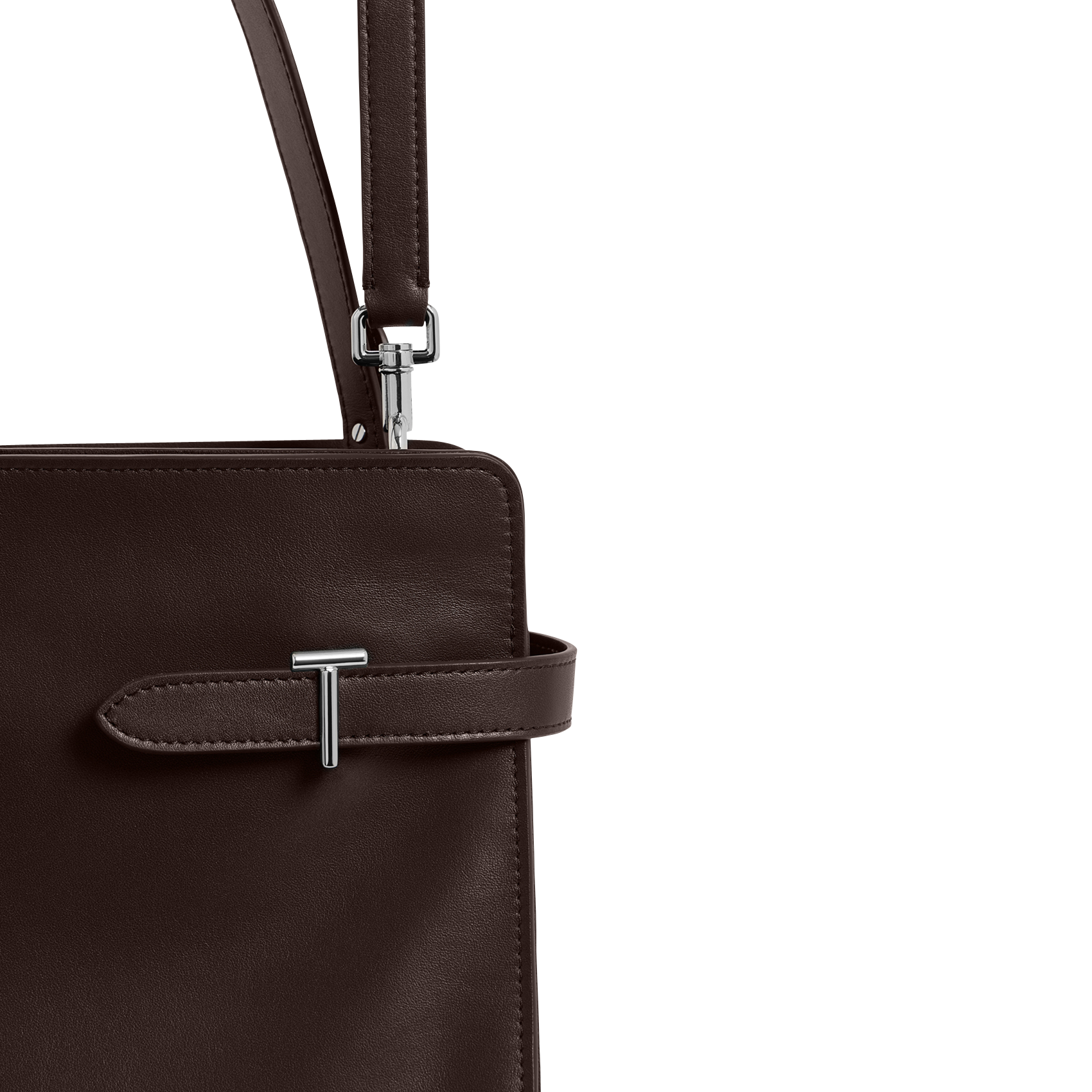 Sac porté épaule en cuir LE TANNEUR Marron