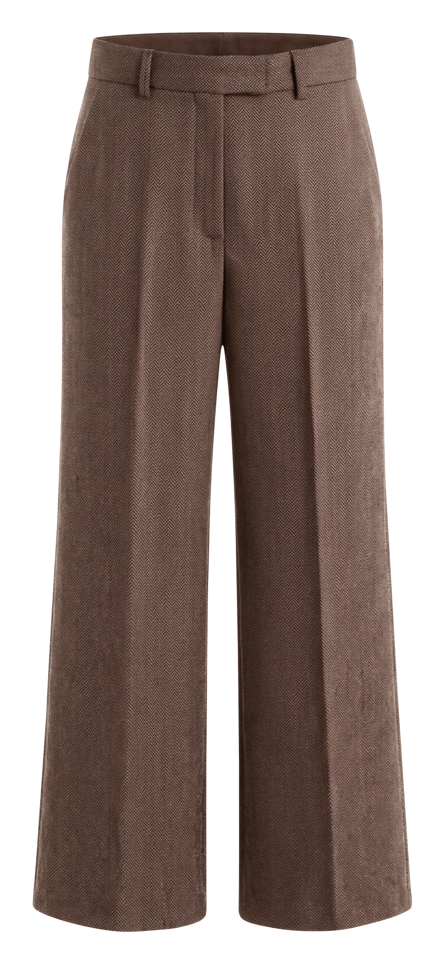 Pantalon large en laine mélangée GERARD DAREL Marron