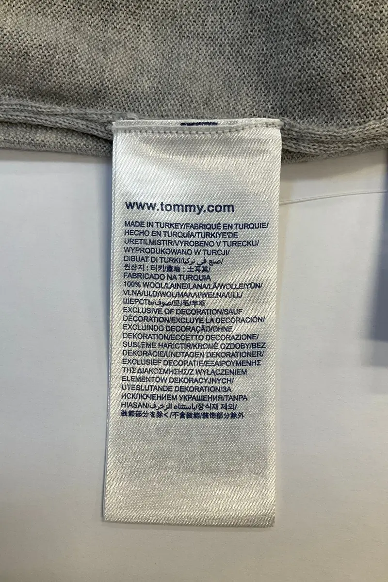 Sweater TOMMY HILFIGER - SECONDE MAIN Grey