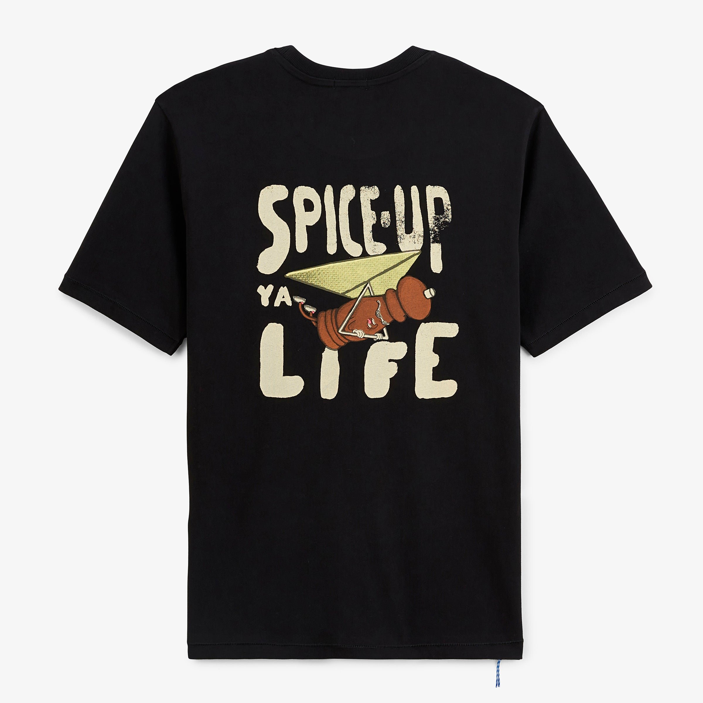 Short-sleeved oversized T-shirt with Thor Play print spice-up ya life. SERGE BLANCO Black