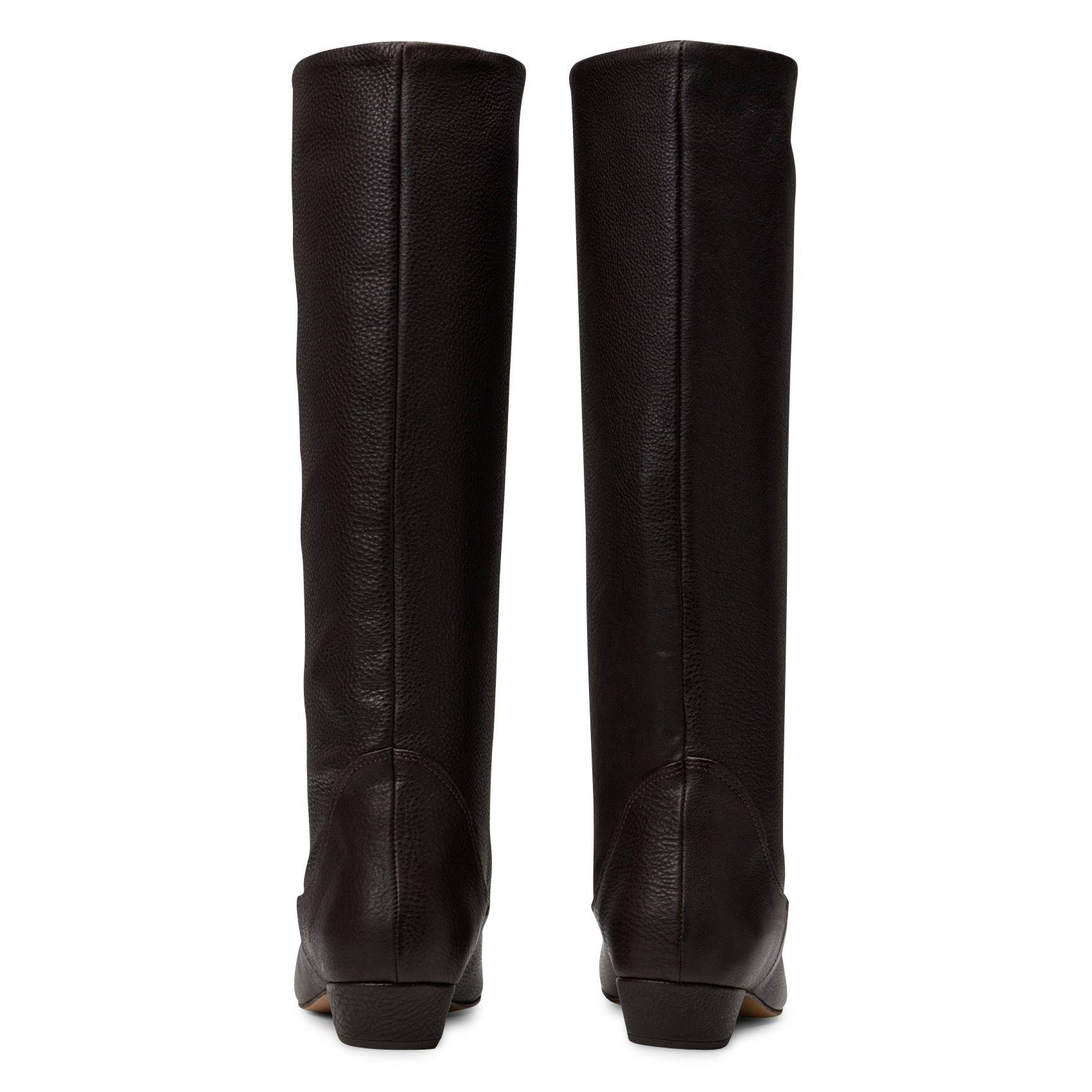 Bottes en cuir ANONYMOUS COPENHAGEN Marron