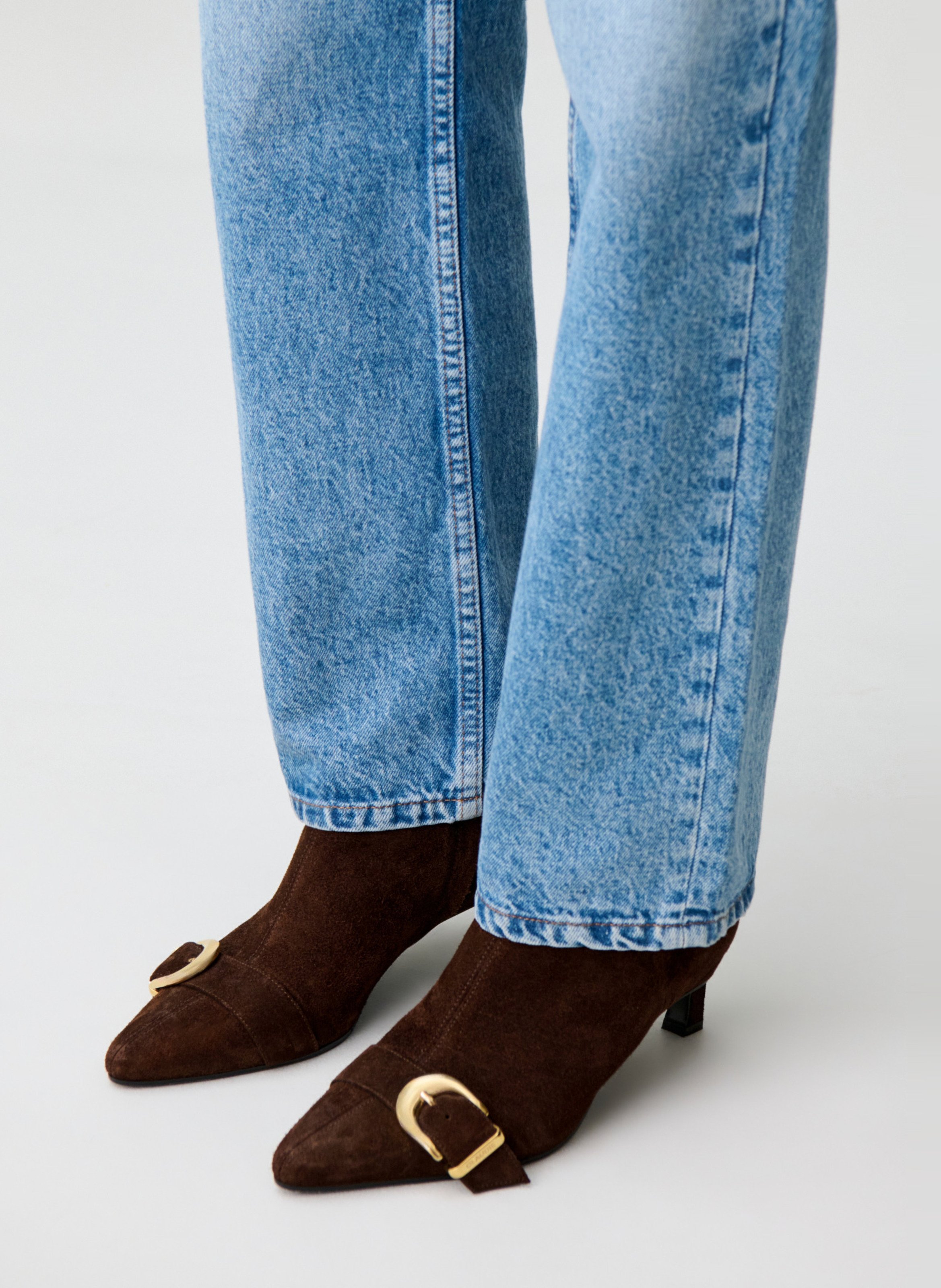 Bottines en cuir CLAUDIE PIERLOT Marron
