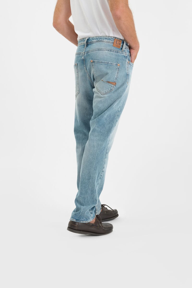 Loose-Fit Buttoned Jeans LE TEMPS DES CERISES Blue