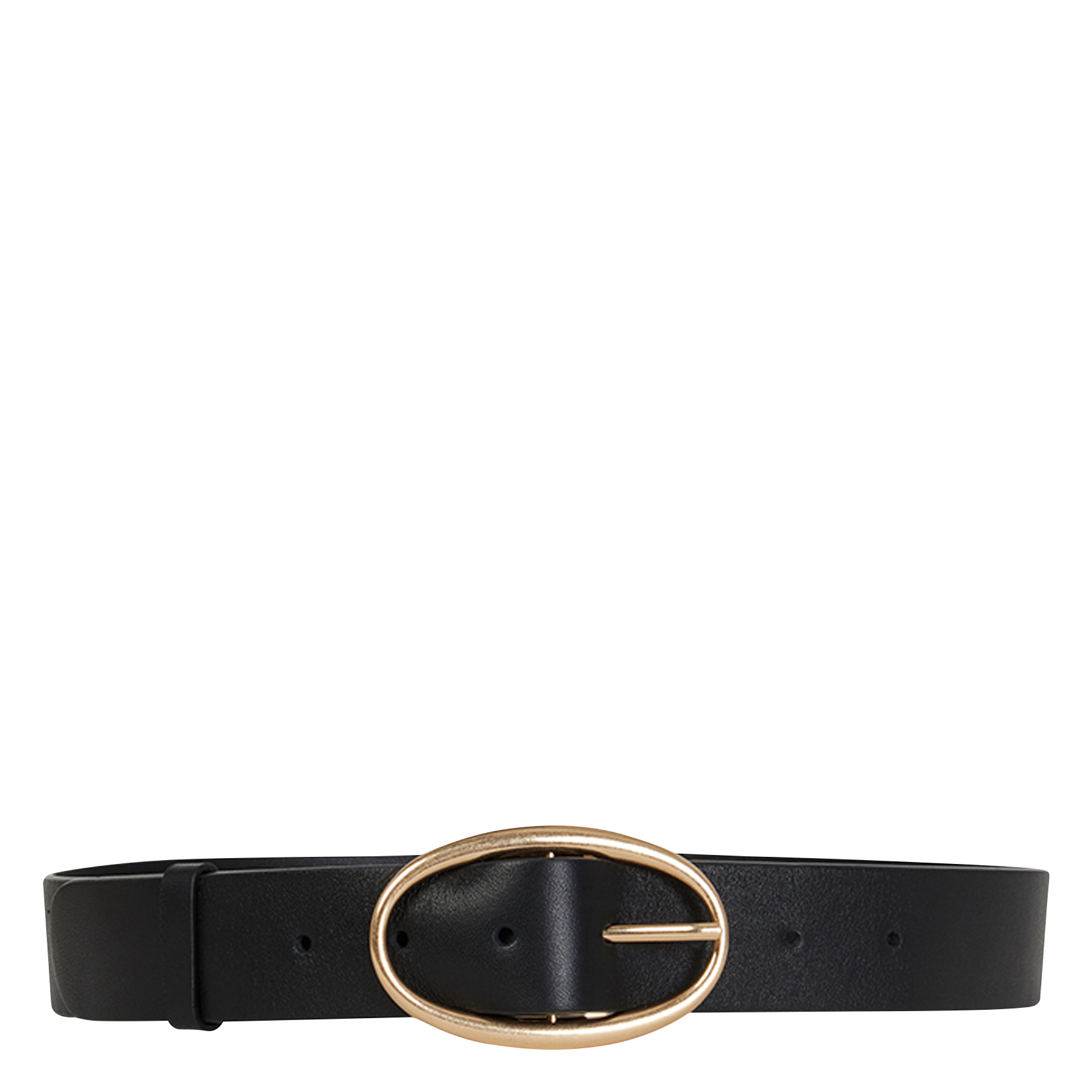 Leren ceintuur met gesp VANESSA BRUNO Zwart