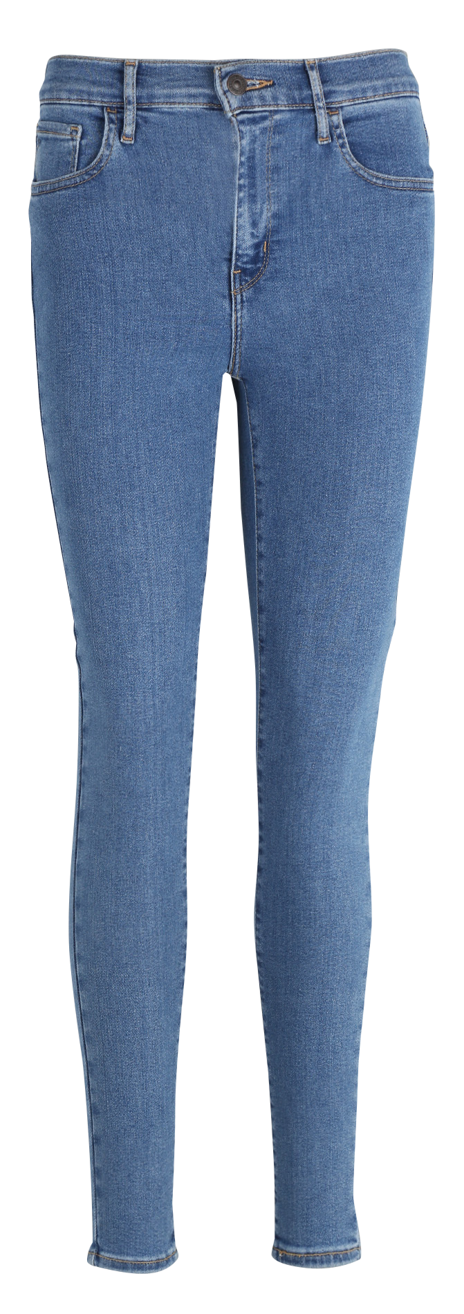 Skinny jeans met hoge taille | katoenblend LEVI'S Jeans onbewerkt