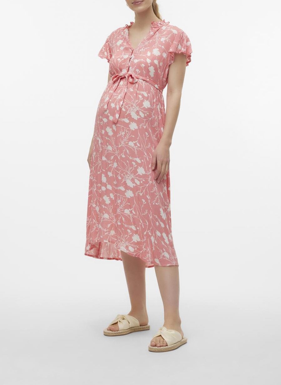 Printed shirt dress MAMALICIOUS Multicolored