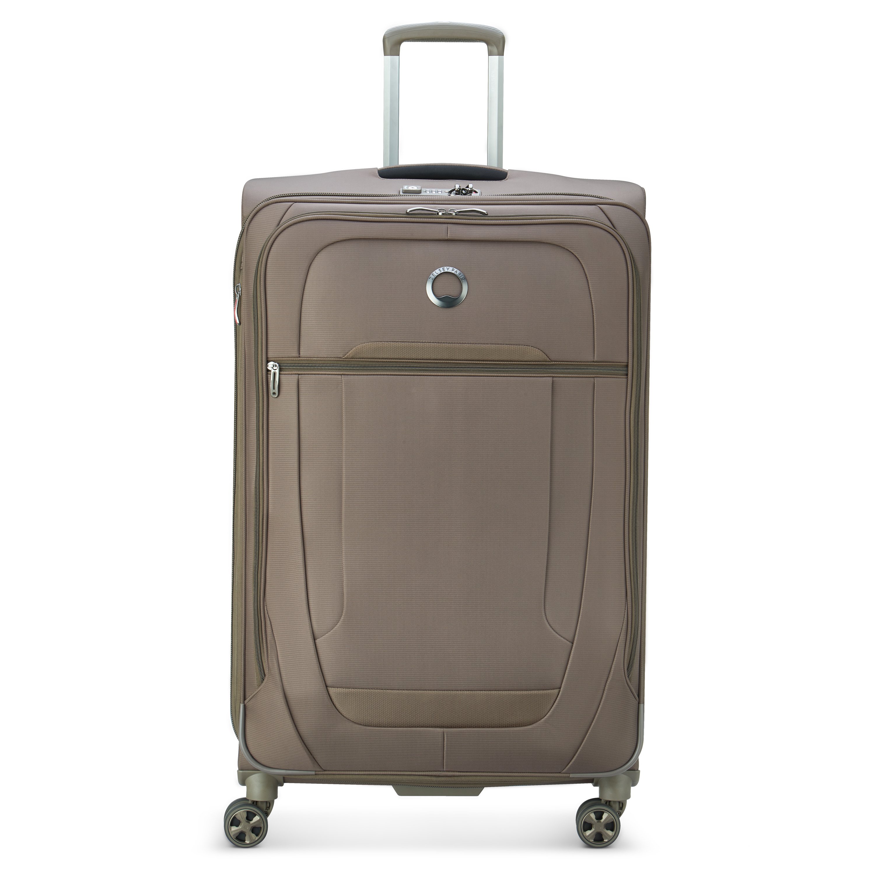 Soft hold suitcase Brown