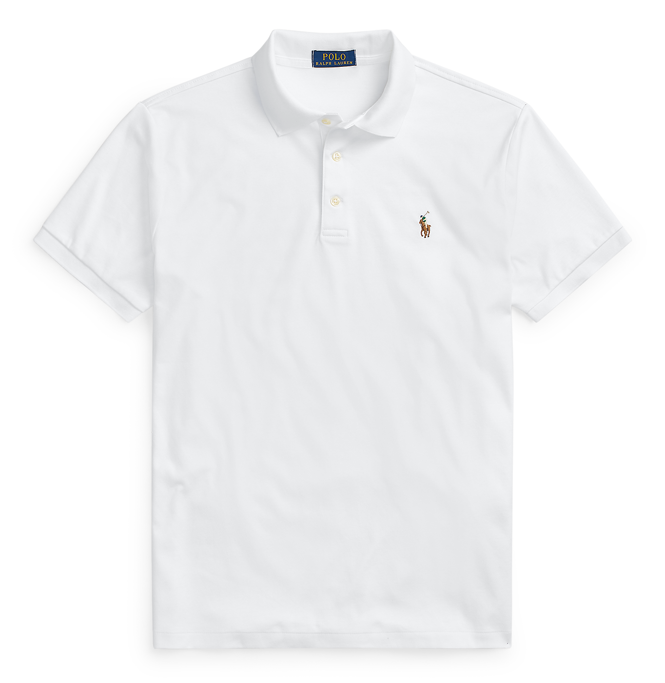 Polo slim fit in cotone POLO RALPH LAUREN Bianco