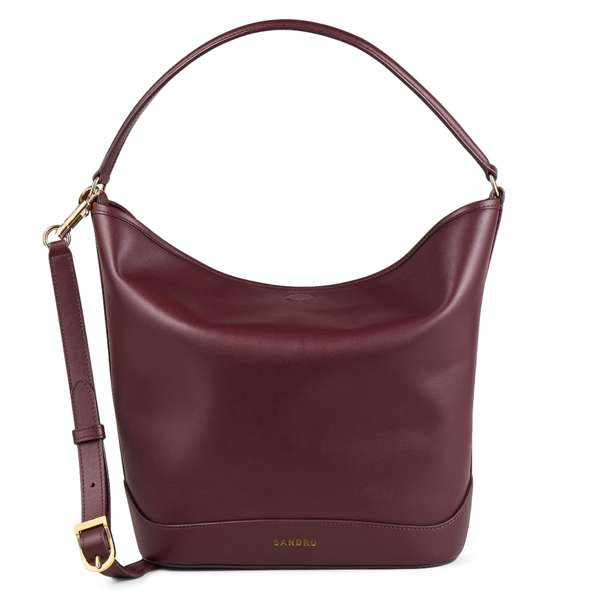 Buideltas van leer SANDRO