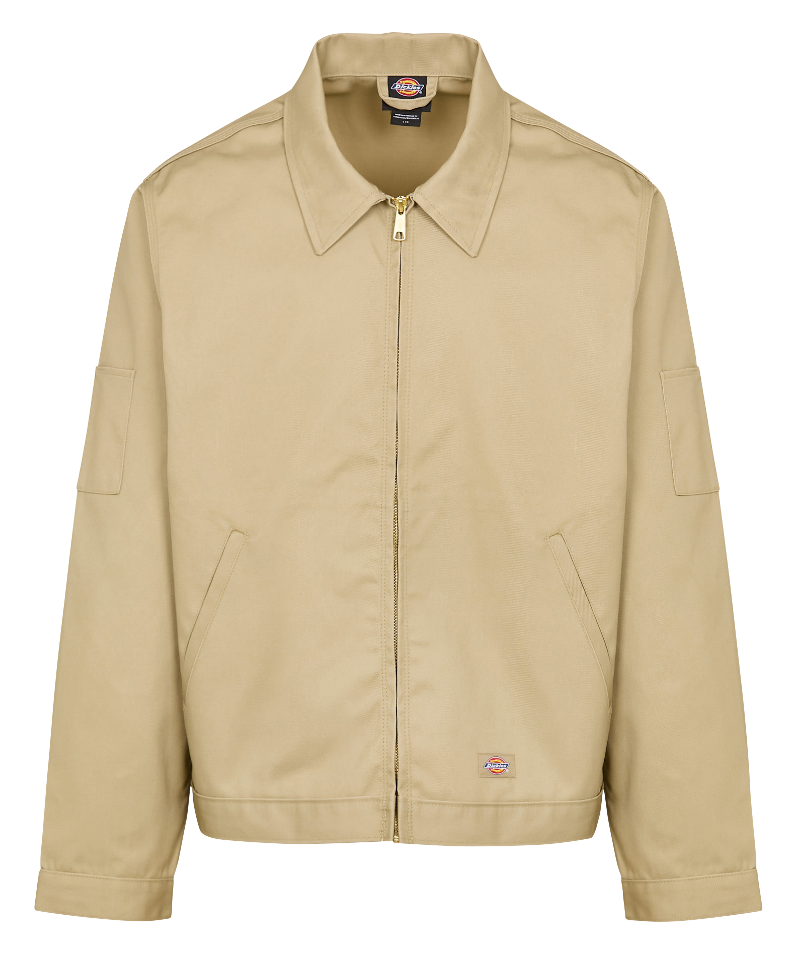 Recht jasje met rits DICKIES Beige
