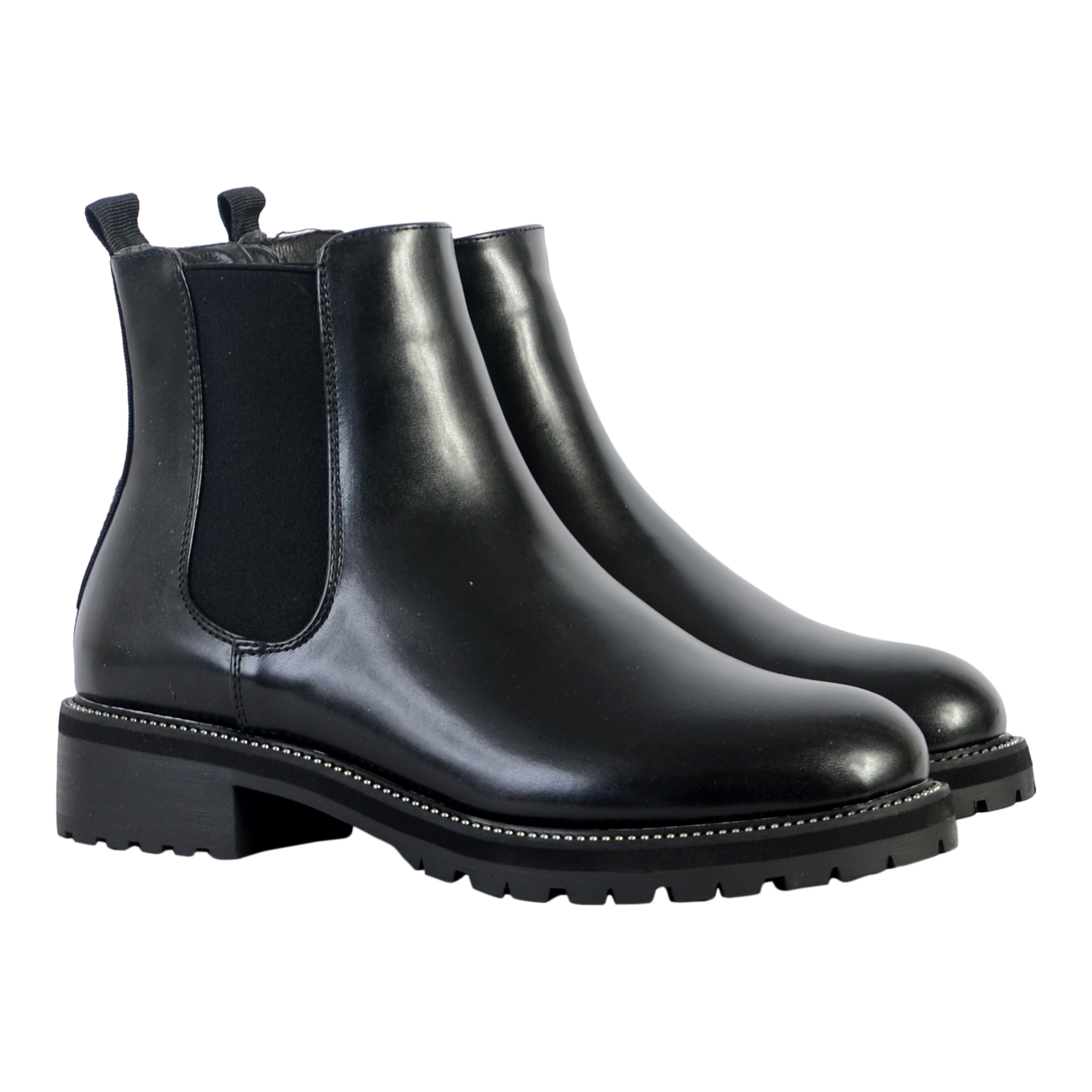 Wide elastic ankle boot REDSKINS Black