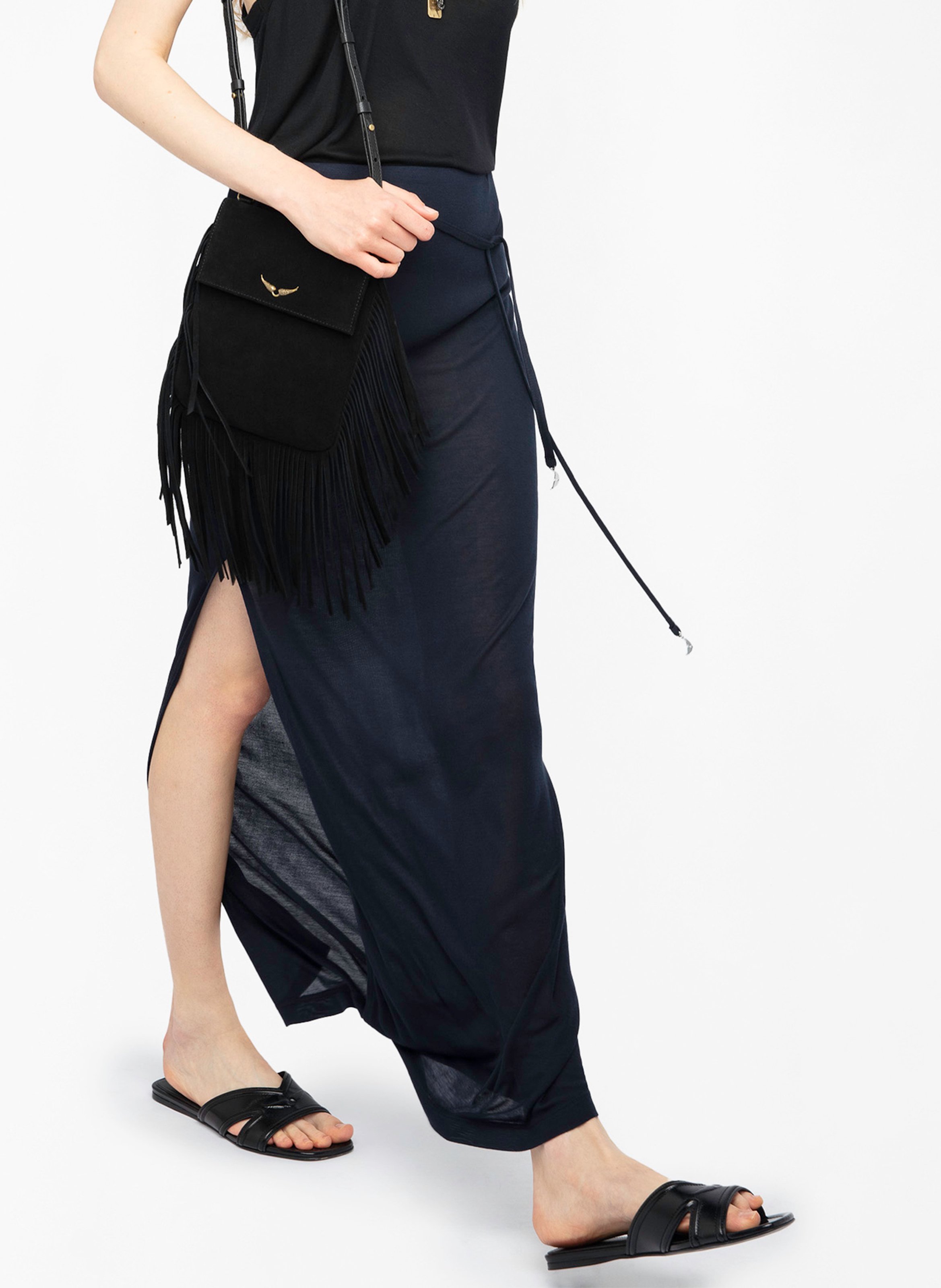 Long asymmetric skirt ZADIG&VOLTAIRE Blue