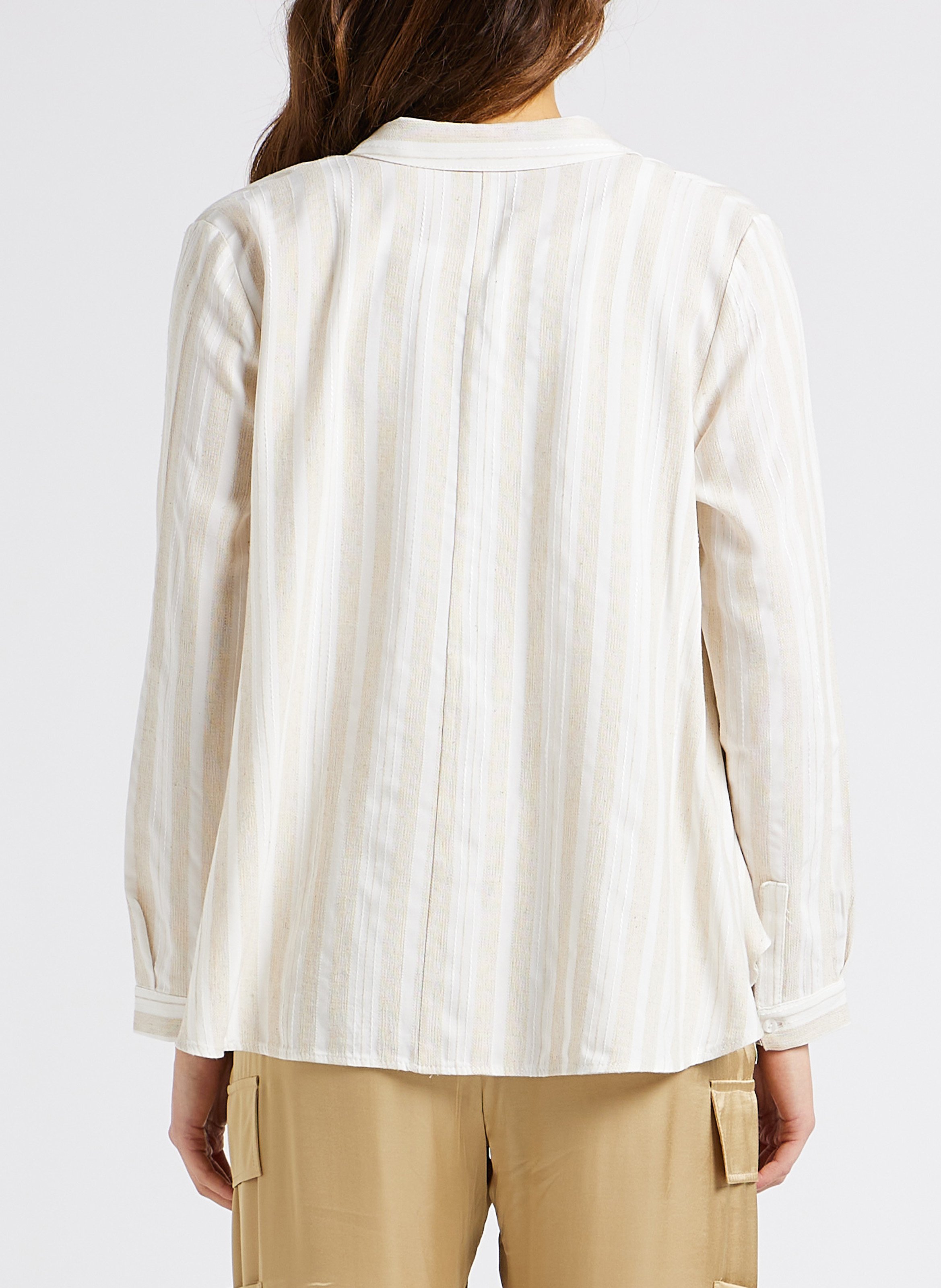 Chemise col classique ample IMPERIAL Beige