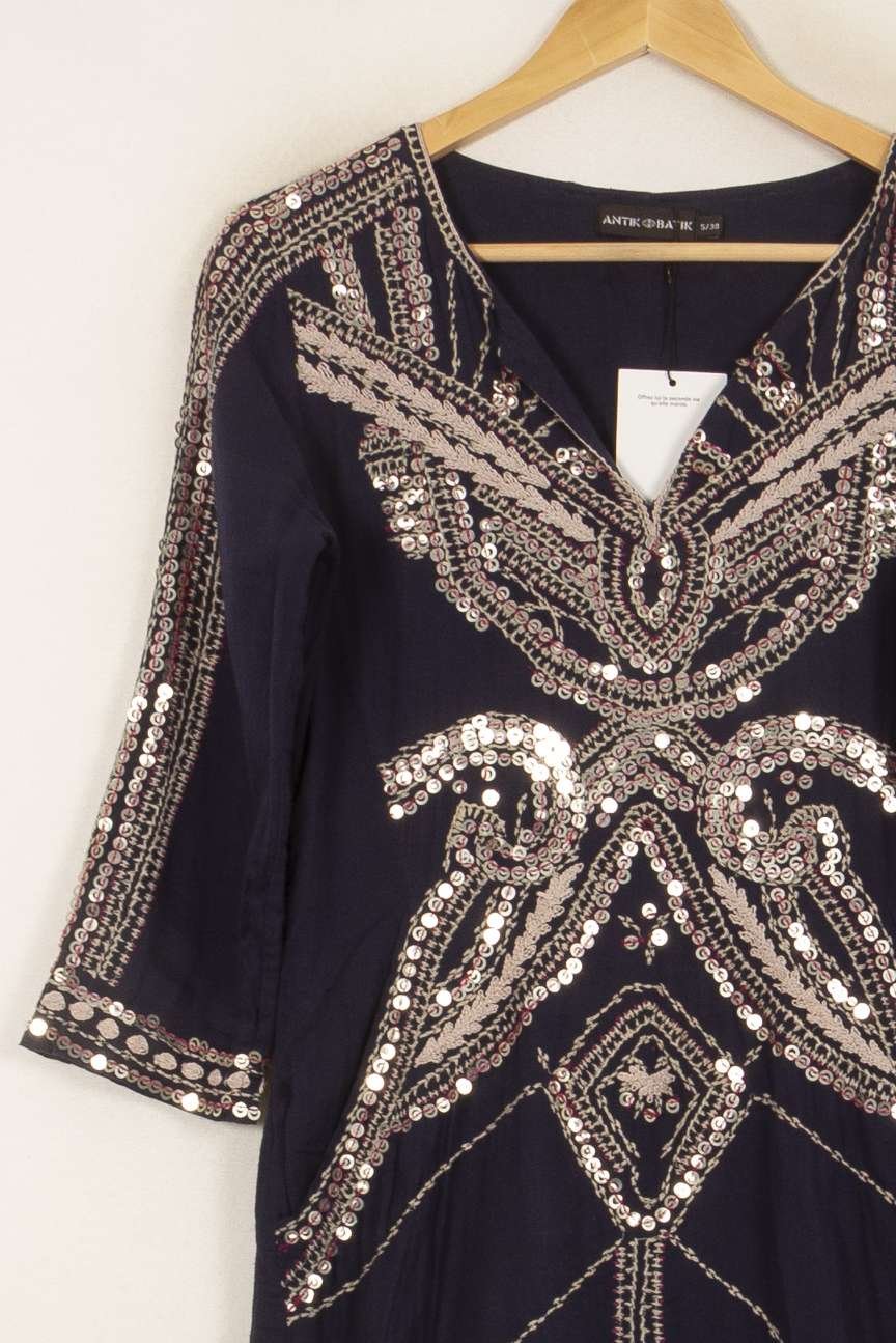 Midi dress ANTIK BATIK - Seconde Main Blue