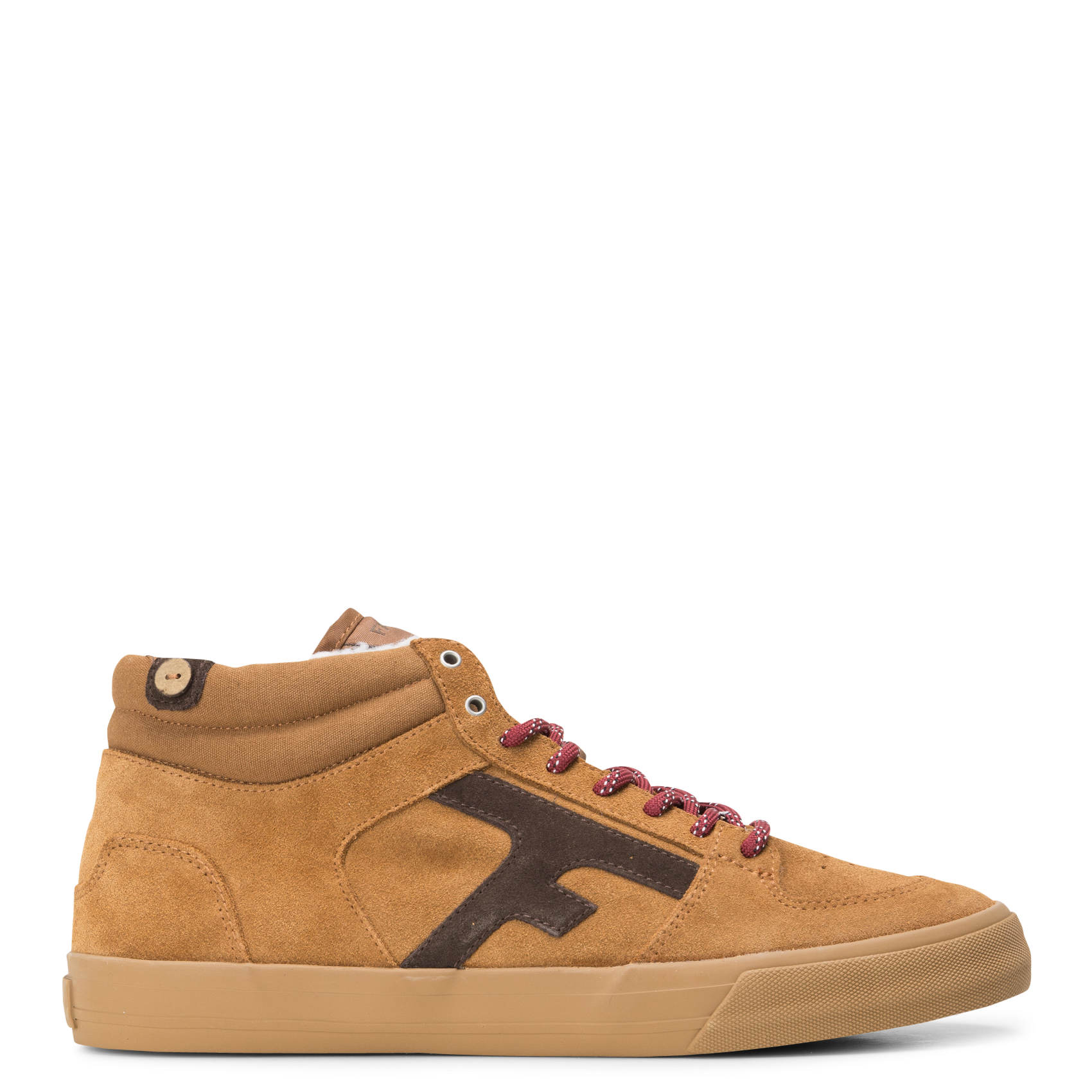 Hoge, suède sneakers FAGUO Bruin