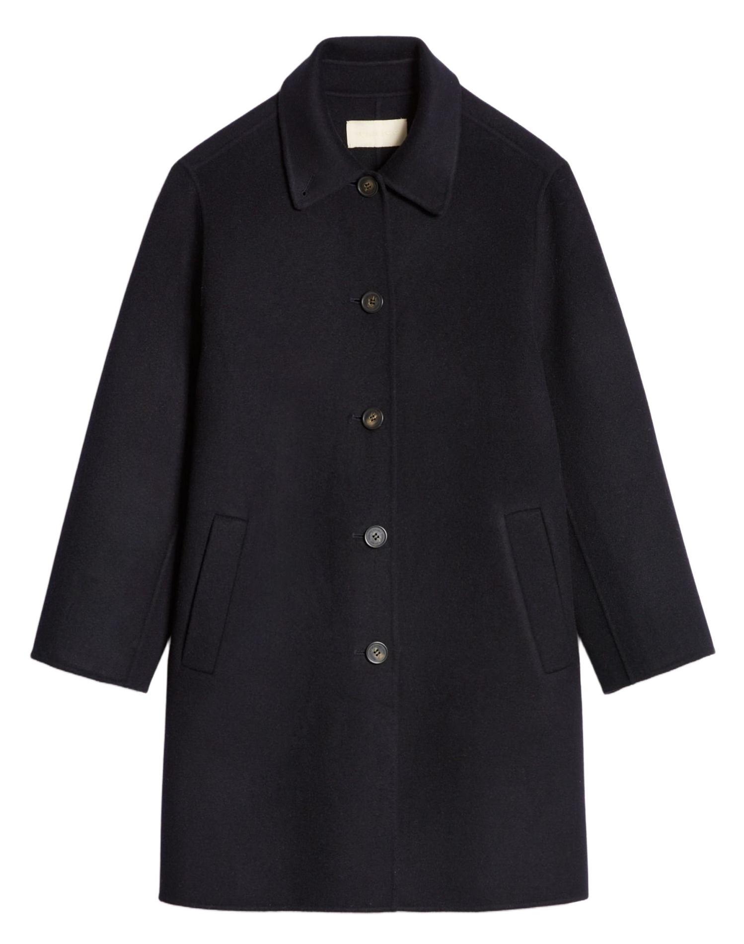 Jas met klassieke kraag - wolblend VANESSA BRUNO Blauw