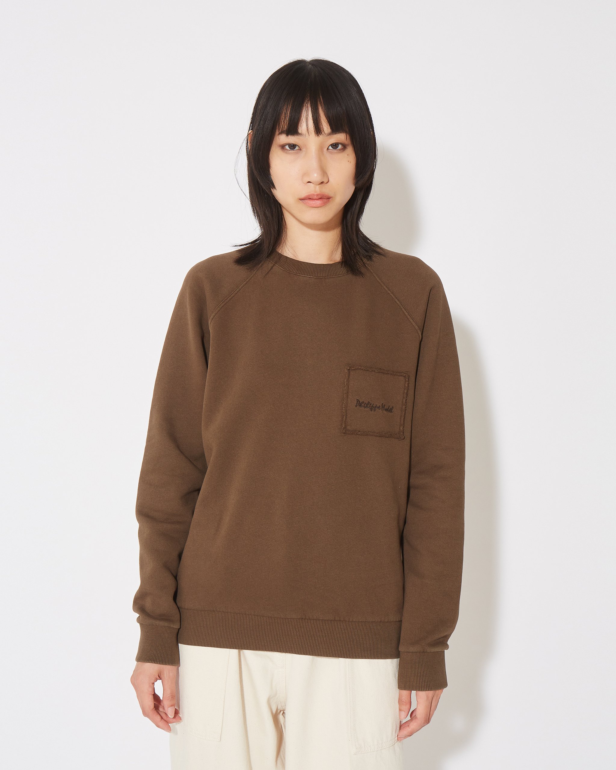 Crew neck PHILIPPE MODEL Brown