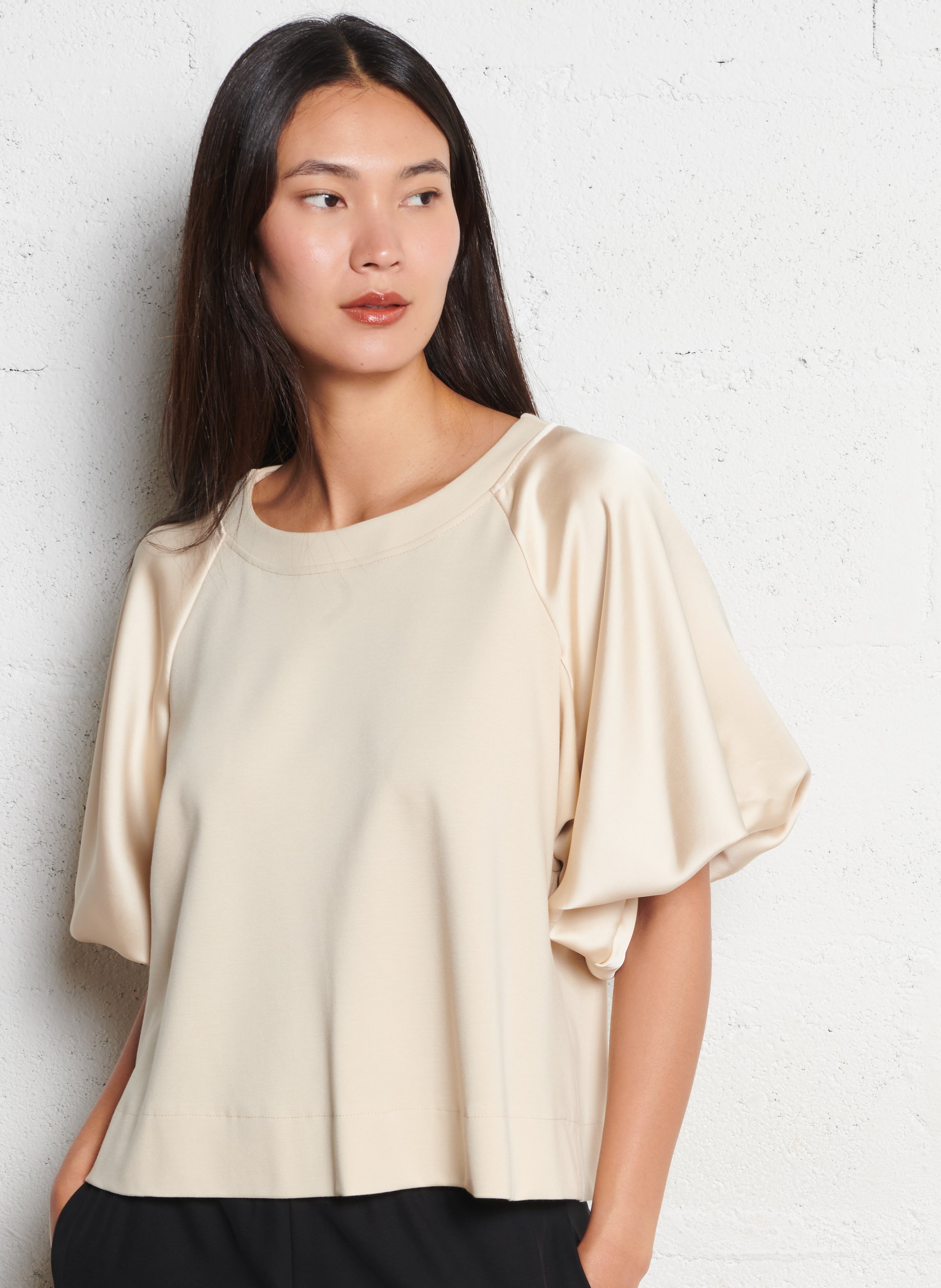 Loose-fit round-neck top IMPERIAL