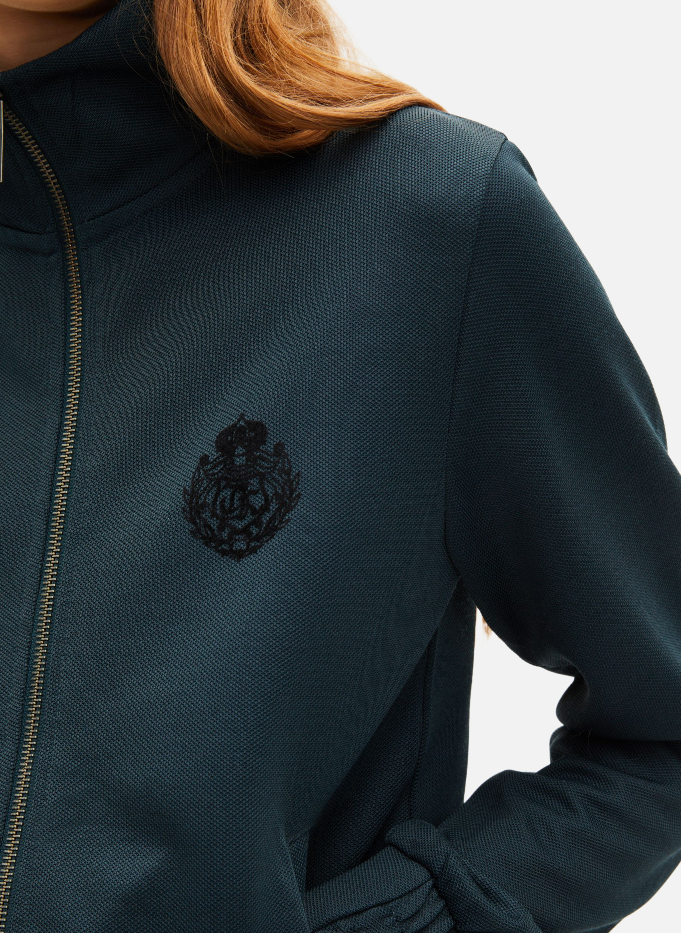 Zip-up sweatshirt THE KOOPLES Green