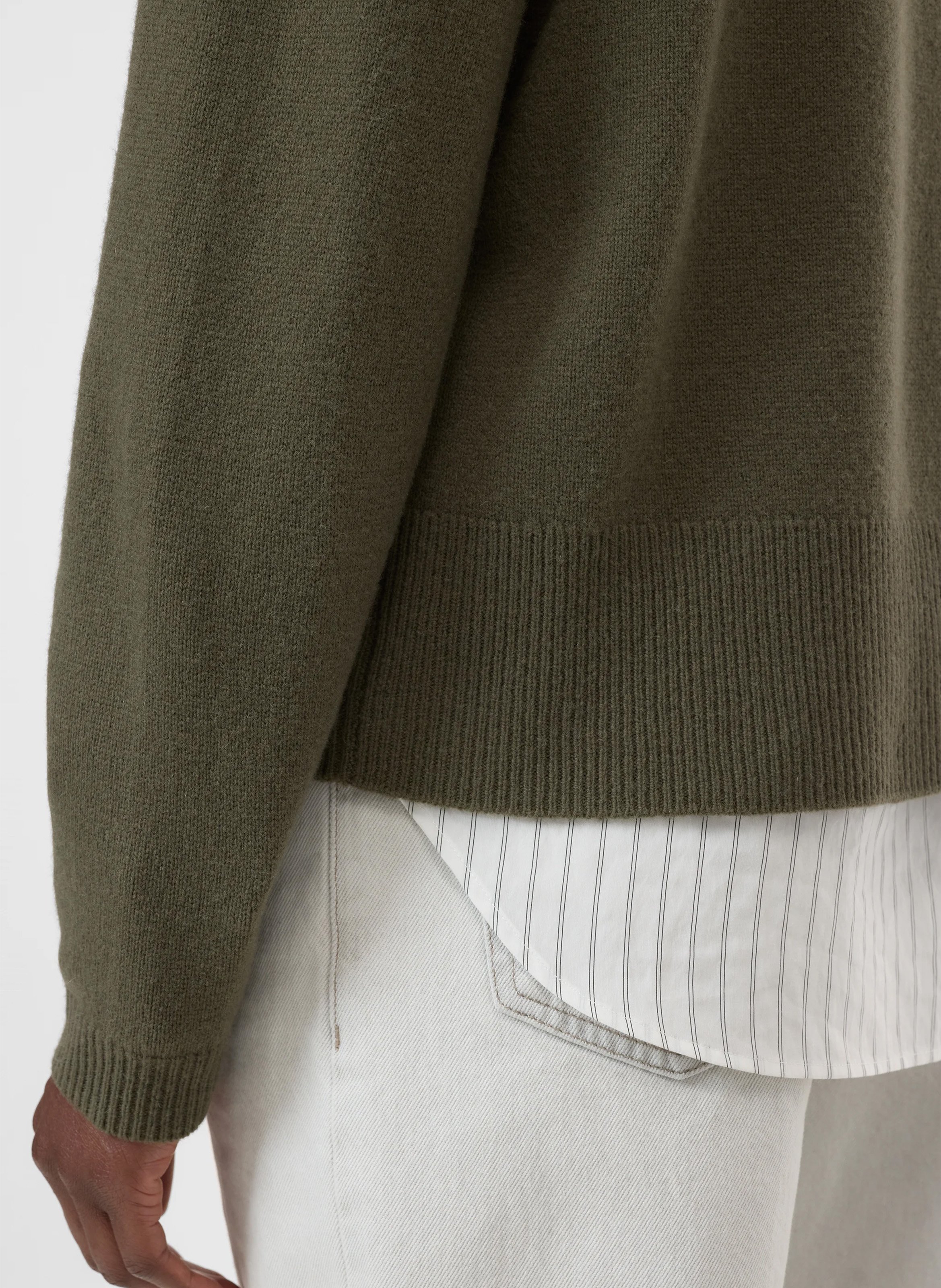 Pull oversize en laine CLOSED Vert