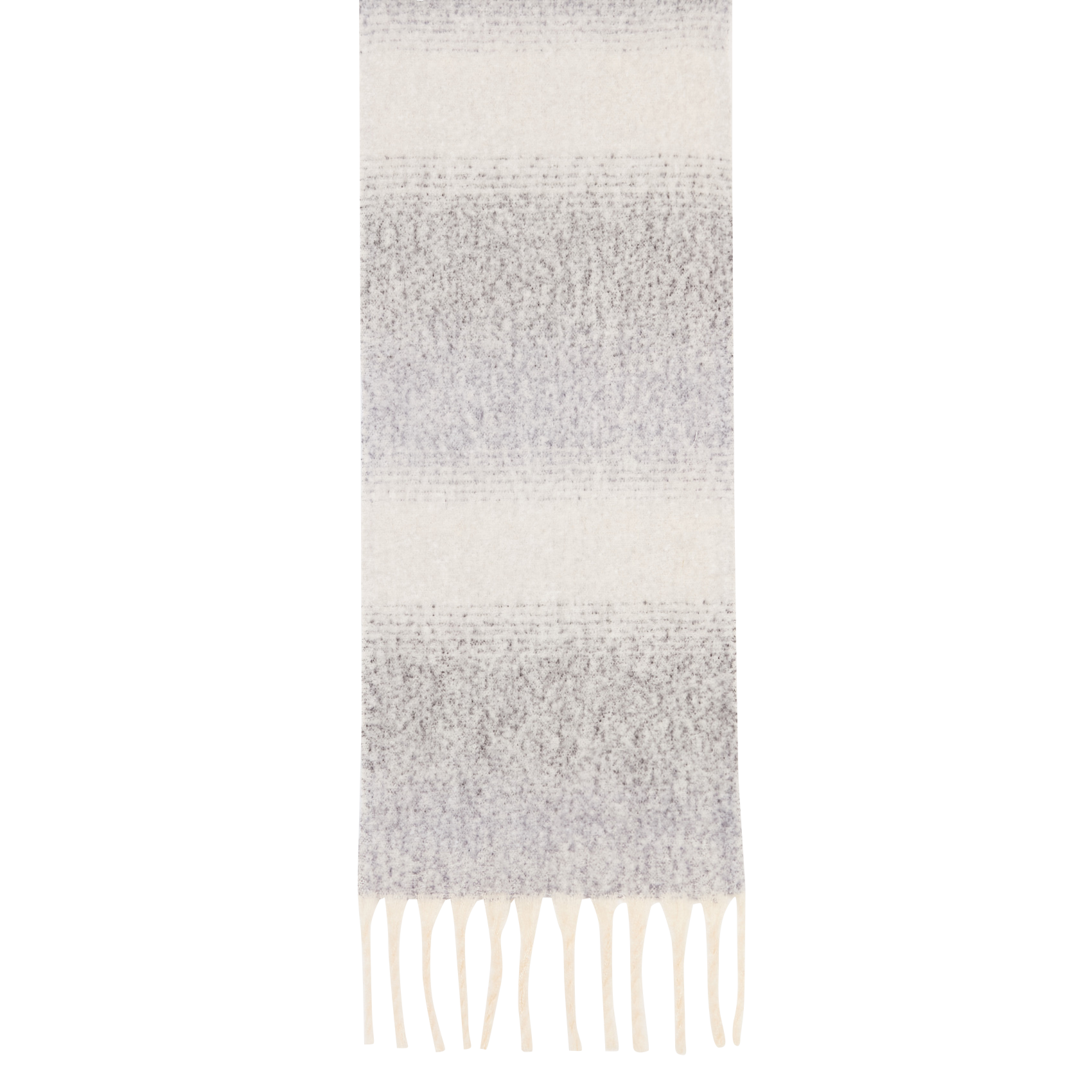 Striped scarf MAISON 123 Grey