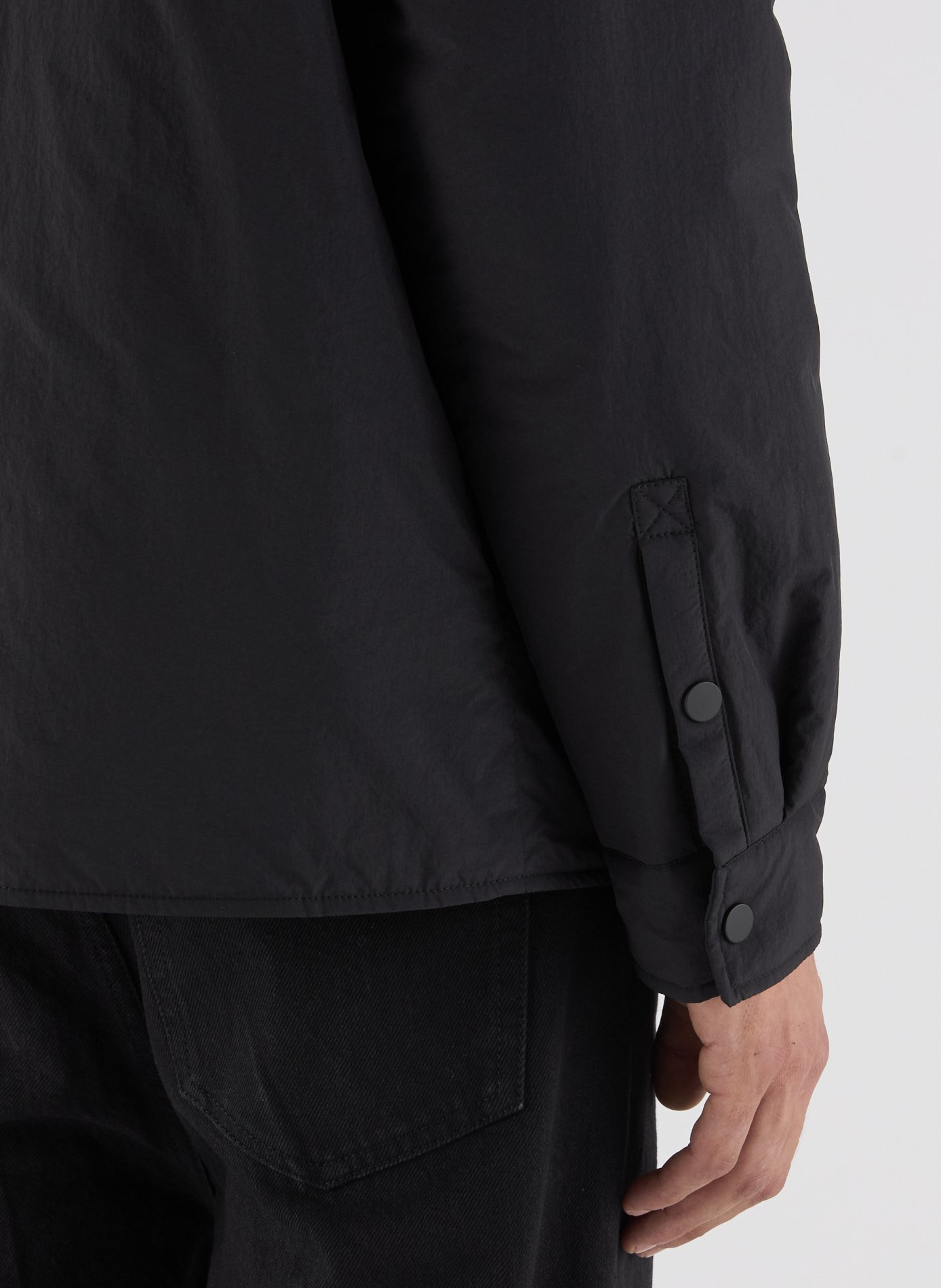 Straight-cut jacket with classic collar SAISON 1865 Black