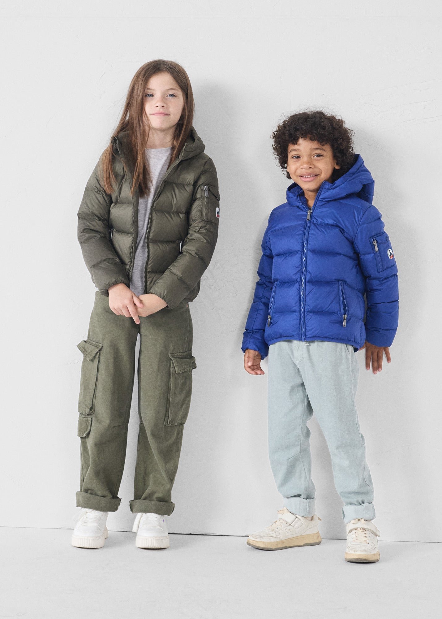 Children's cold weather puffer jacket Kazan JOTT Blue