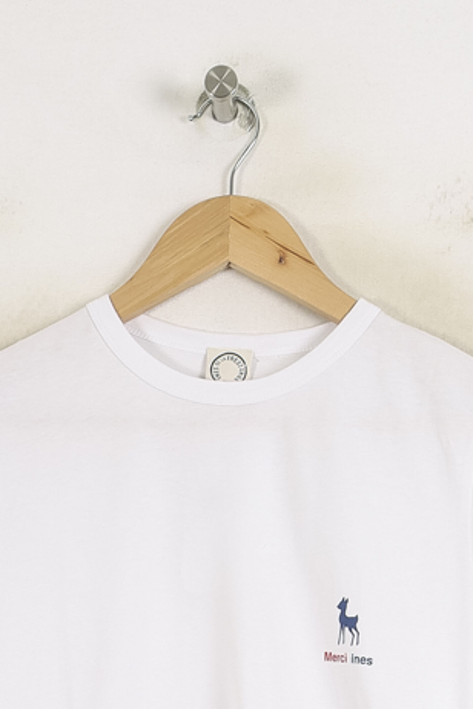 Tommy Badge T-shirt INES DE LA FRESSANGE - Seconde main White