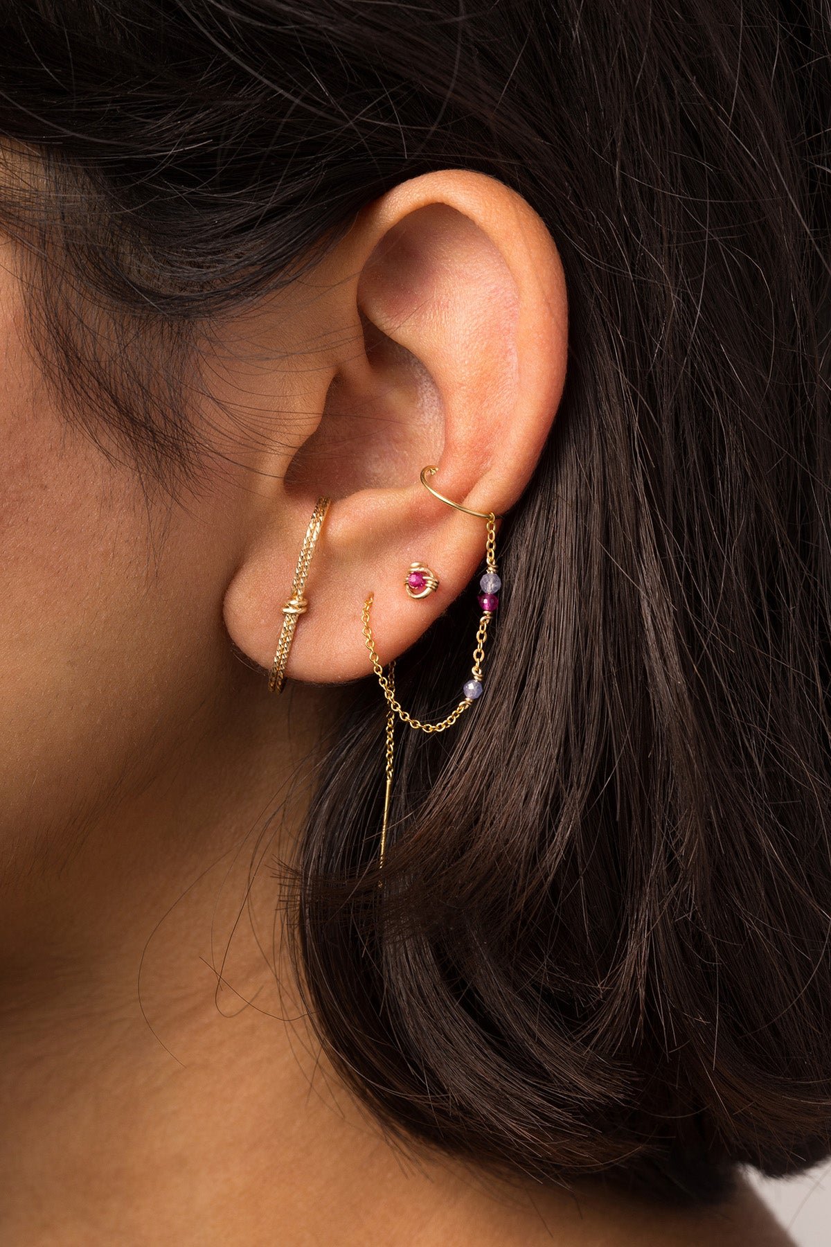 Illusion Sparkle Earrings YAY Golden