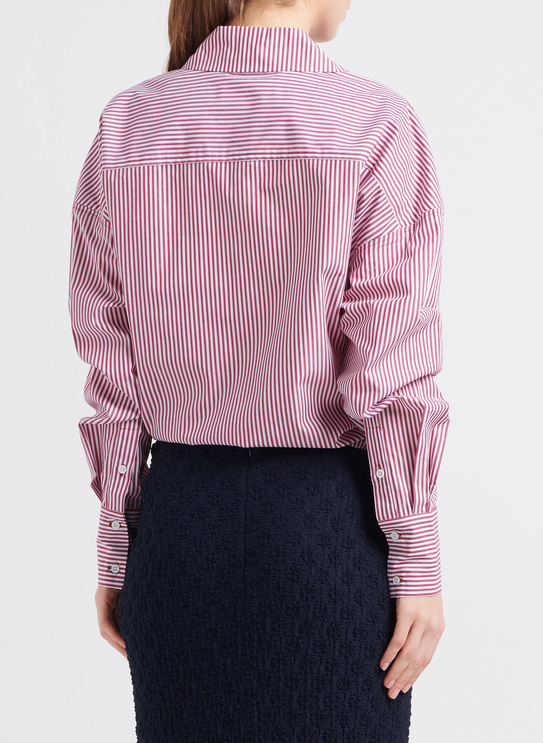 Chemise col classique rayée en coton COLLECTORS CLUB Rayé