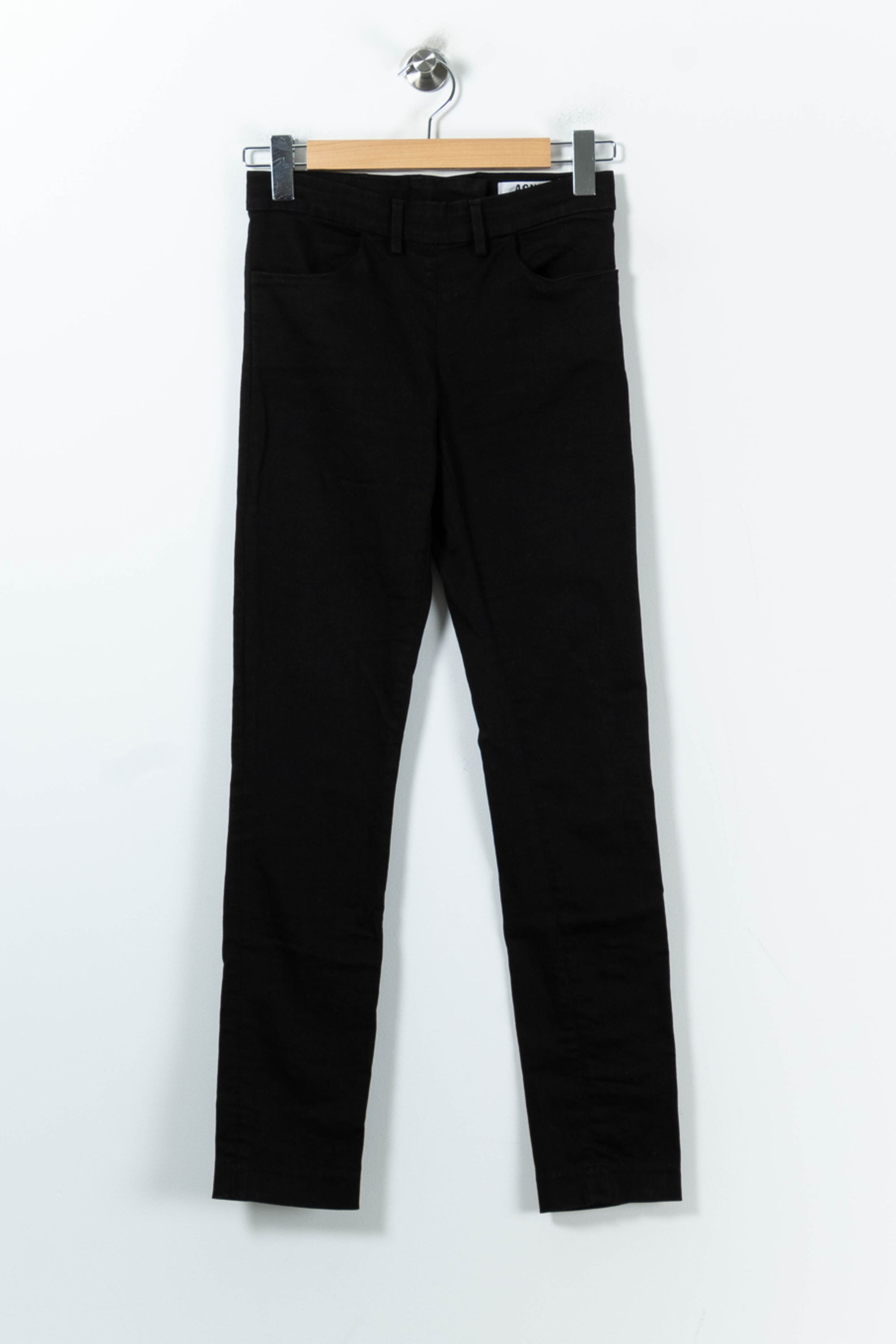 Cropped slim jeans with studs ACNE STUDIOS - Seconde Main Black