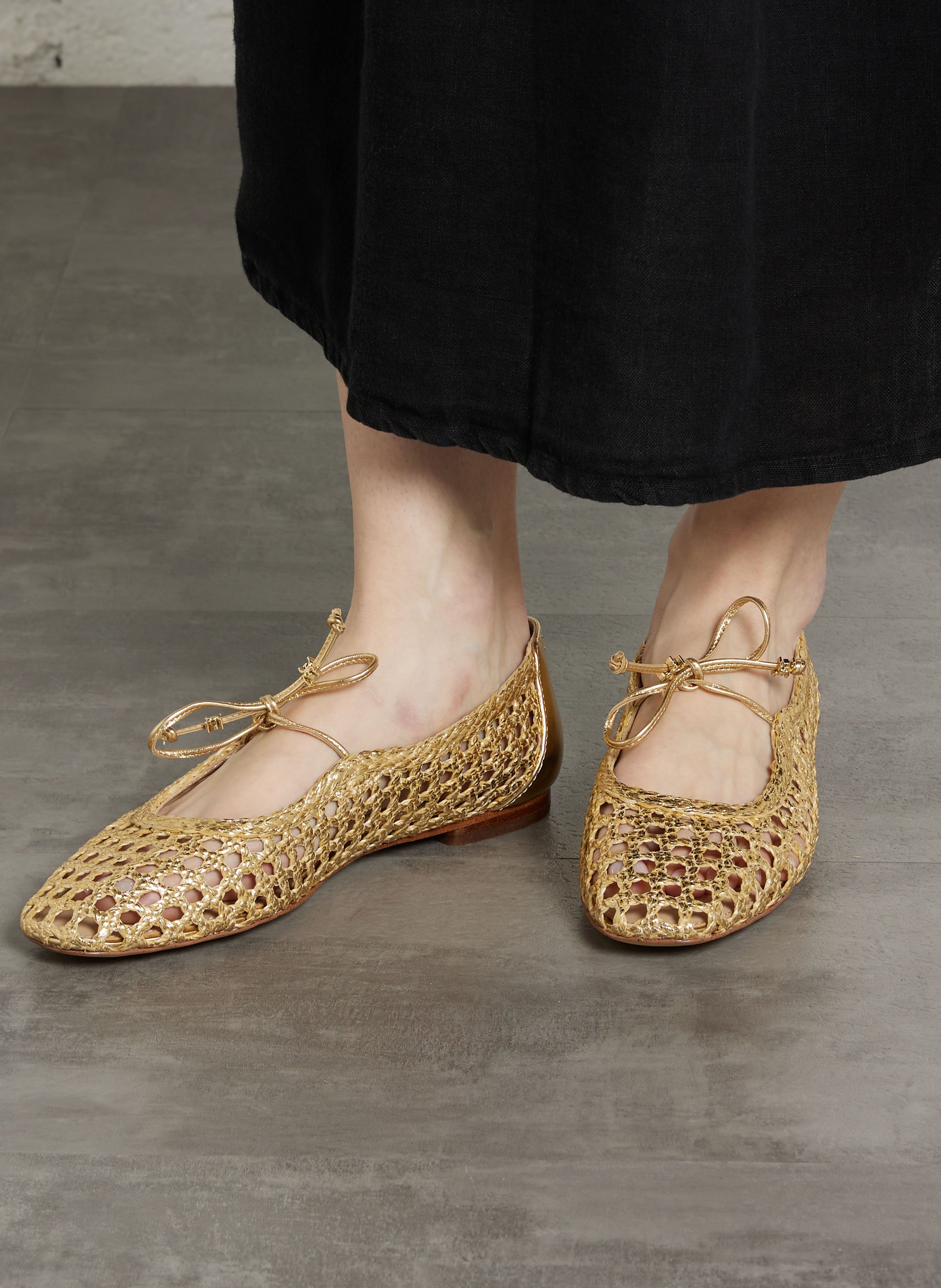 Netzballerinas SAM EDELMAN Golden