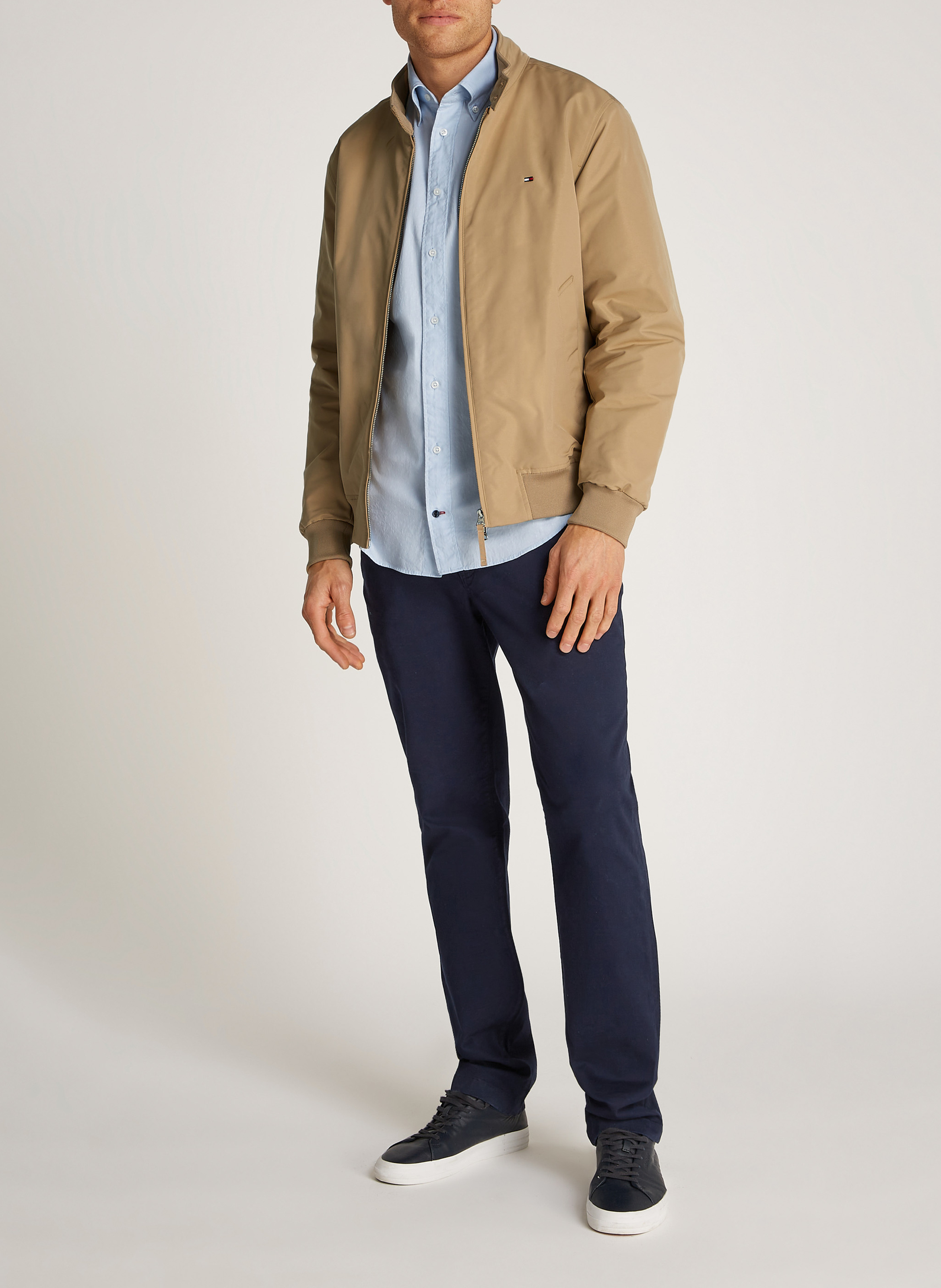 Veste ample à col montant boutonné TOMMY HILFIGER Beige