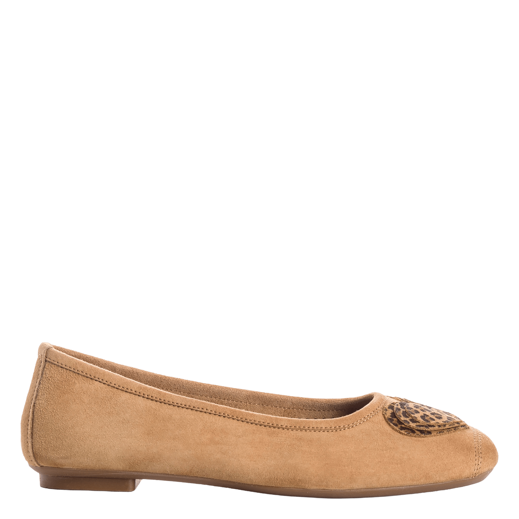 Ballerines en cuir REQINS Marron