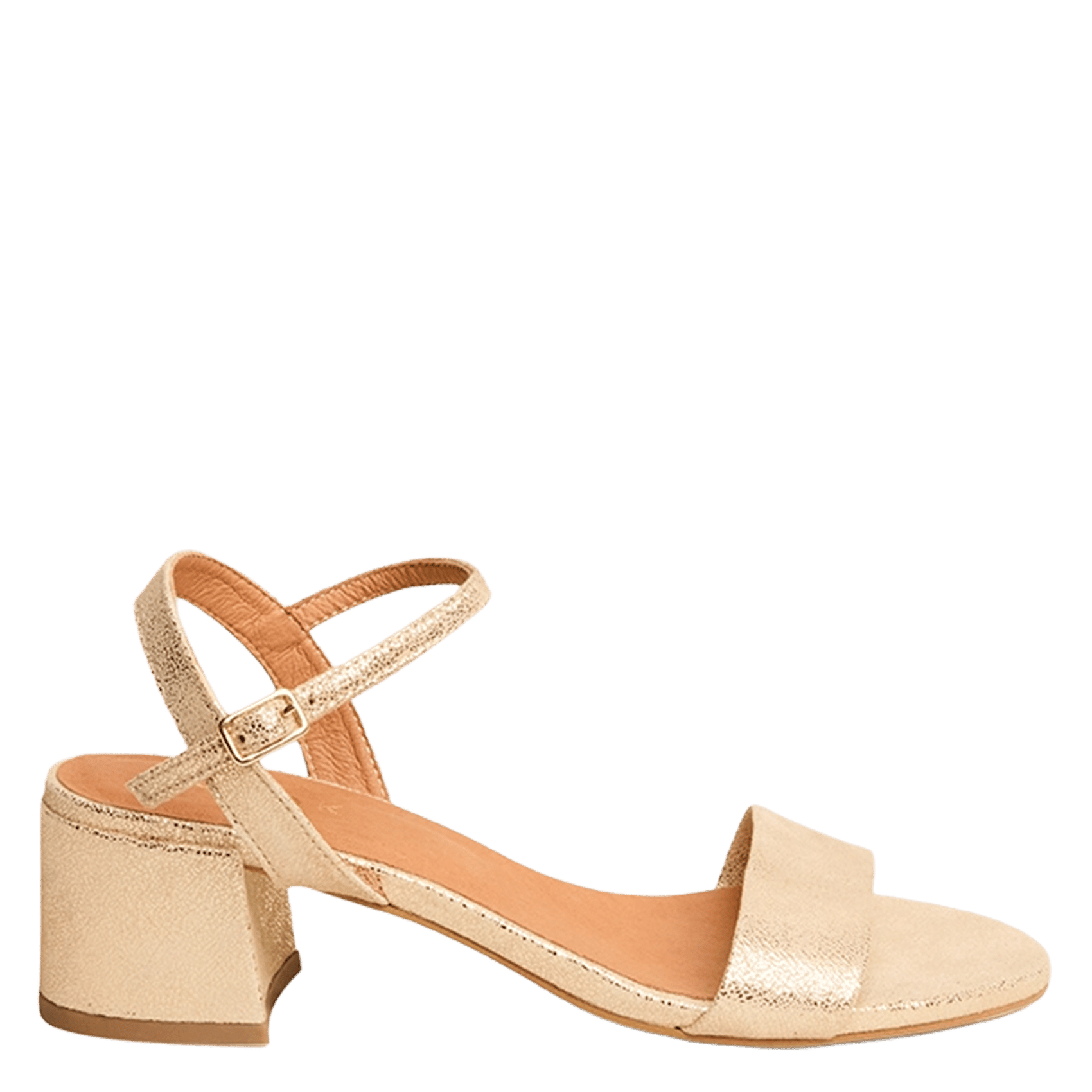 Sandales à talons en cuir JONAK Doré