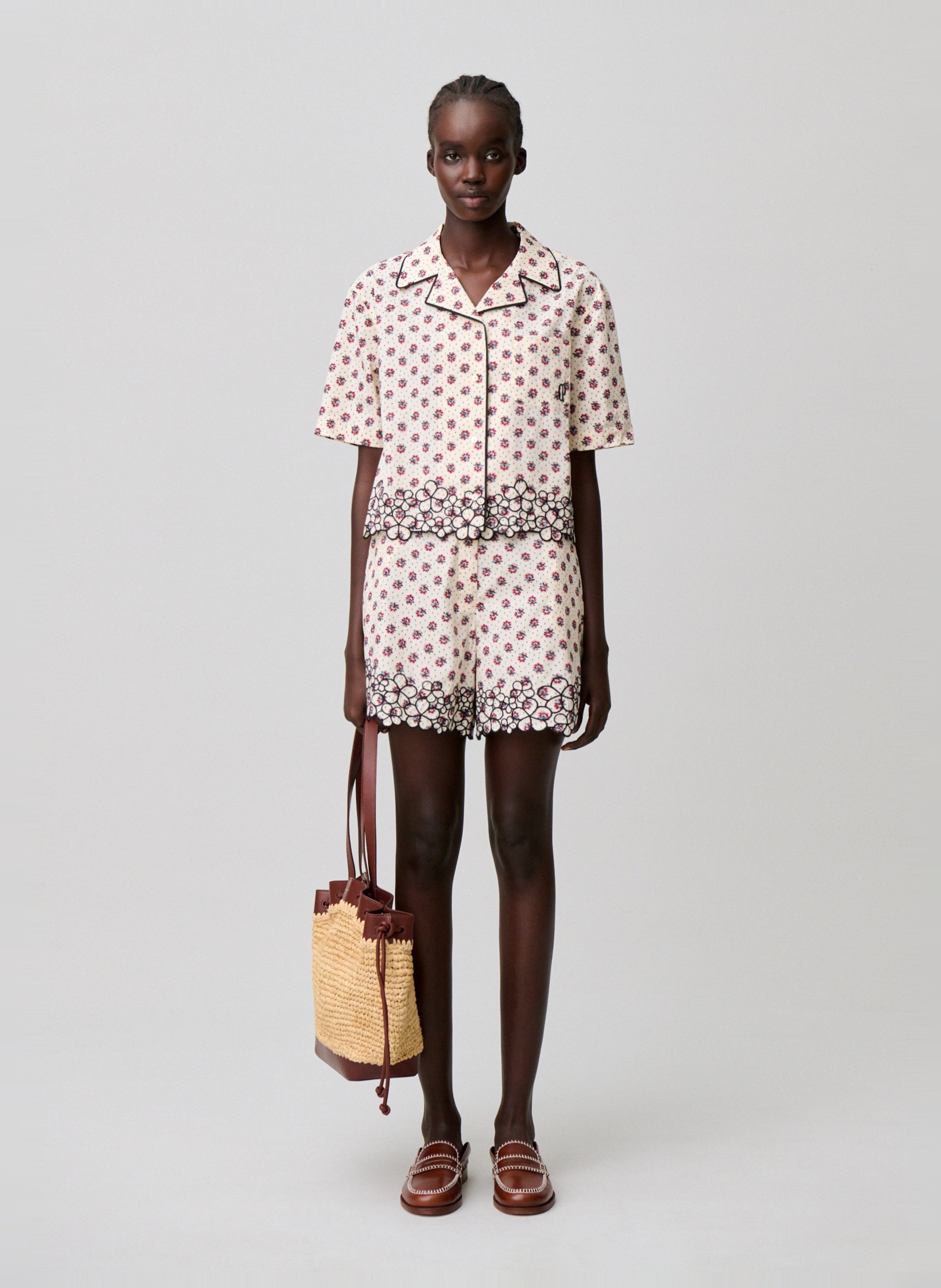 Chemise droite imprimée CLAUDIE PIERLOT Multicolore