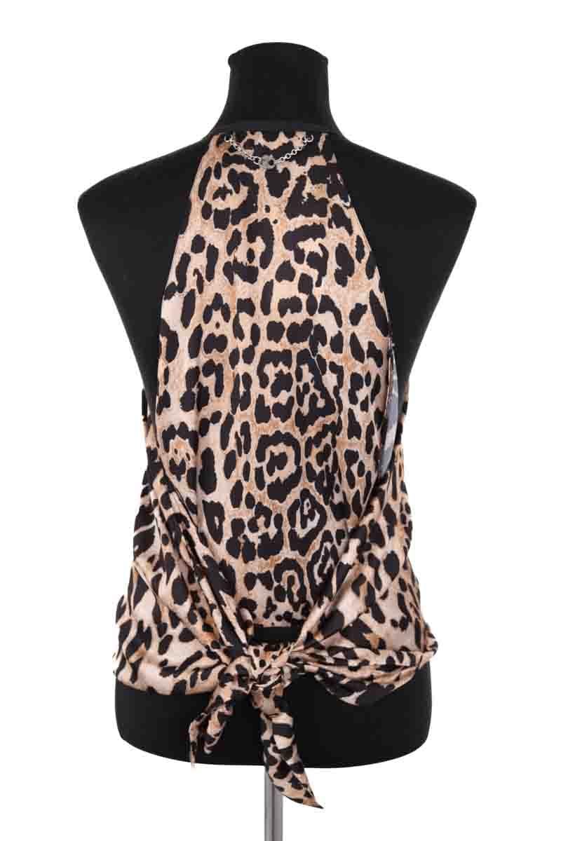 Azawood sleeveless top PACO RABANNE - Seconde Main Brown