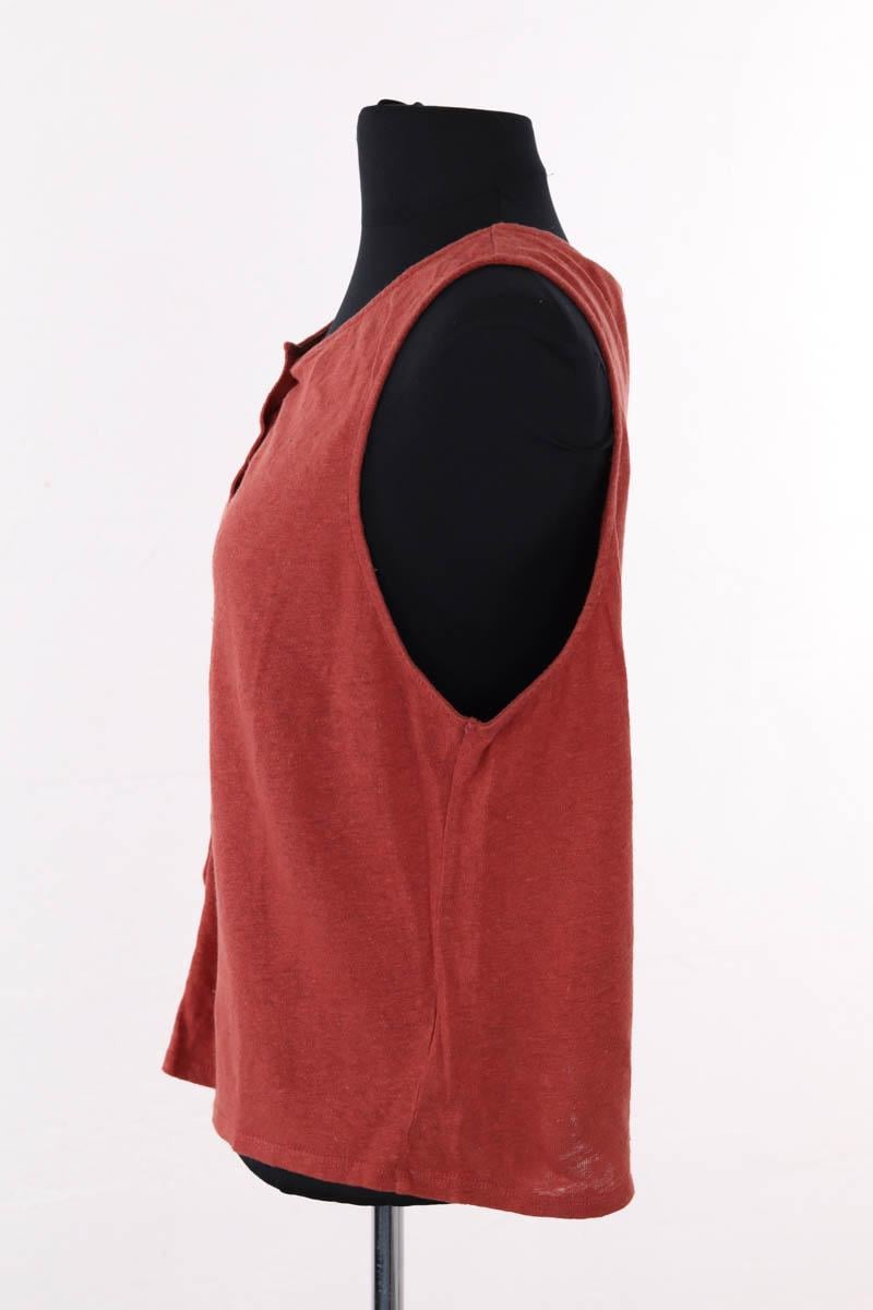 Top sans manche SEZANE - Seconde main Rouge